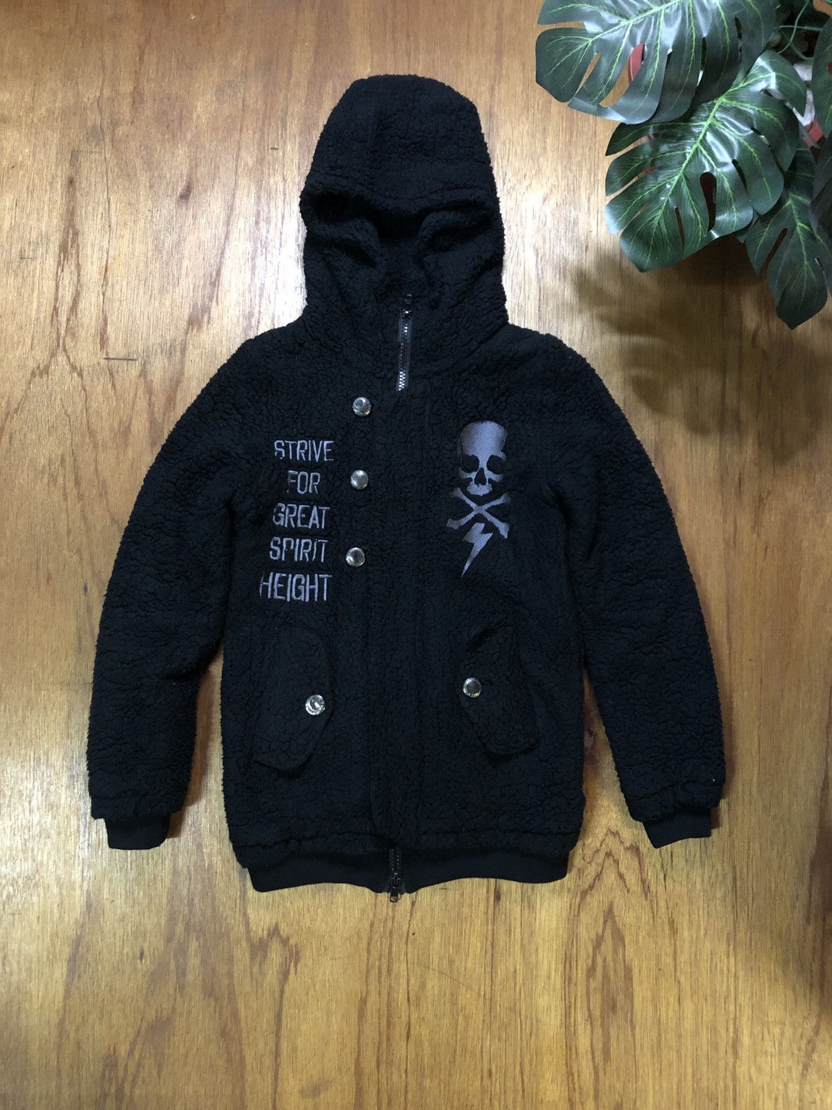Japanese Brand × Seditionaries Ghost Of Harlem Fur Zipper Hoodie Jacket Size US XS / EU 42 / 0 - 2 Thumbnail