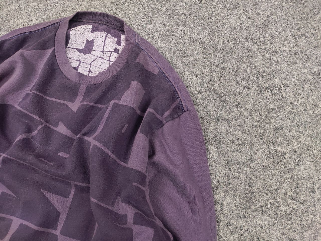 Maharishi Vintage Maharishi Mhi Not War art Logo Purple Sweatshirt Size US XL / EU 56 / 4 - 4 Thumbnail