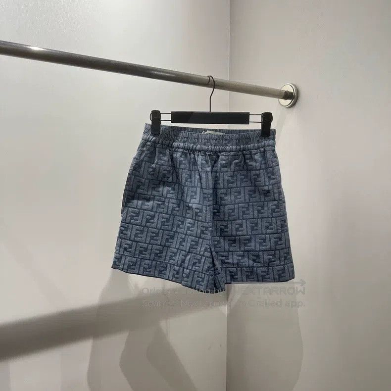 Fendi Fendi 25SS Printed Double F Elastic Waist Short Pants Size 24" / US 00 / IT 34 - 1 Thumbnail