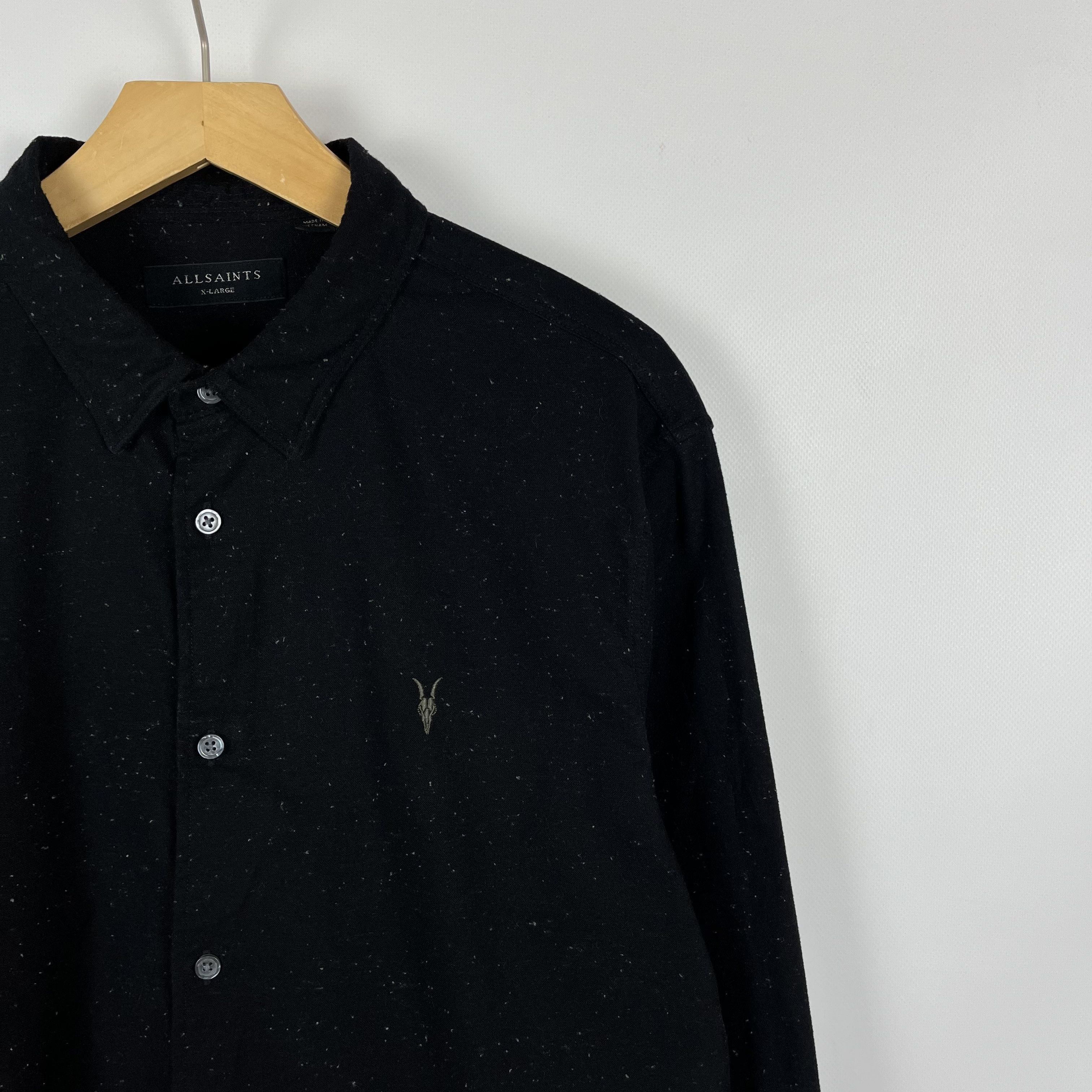 Allsaints Designer AllSaints Petrel Long Sleeve Button Up Shirt Size US XL / EU 56 / 4 - 2 Thumbnail