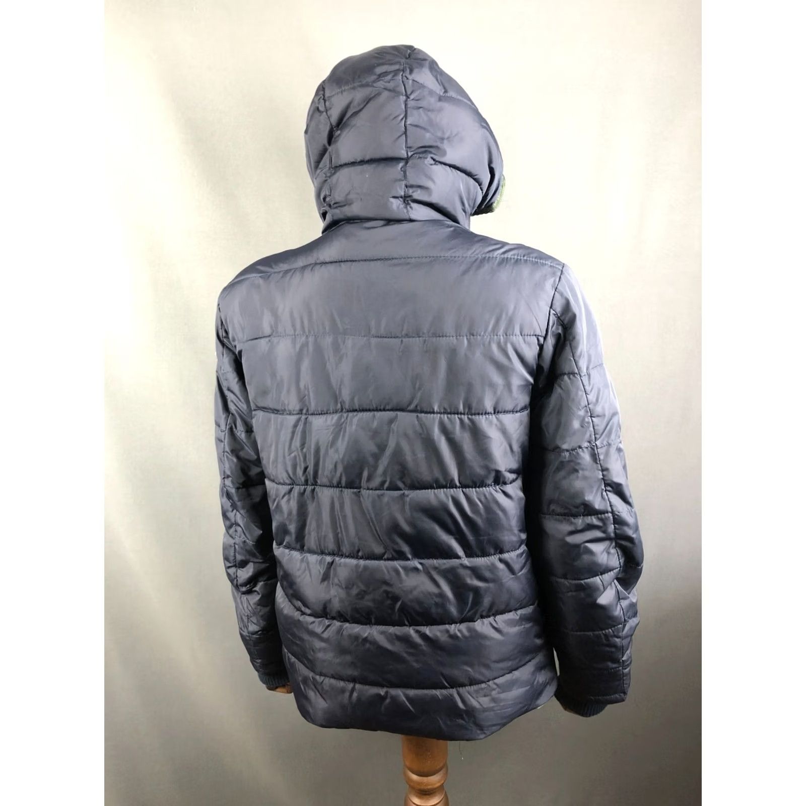 Desigual Desigual Jacket Mens M Blue Full Zip Padded Polyamide Dark Men Size Double Hooded Size US M / EU 48-50 / 2 - 3 Thumbnail
