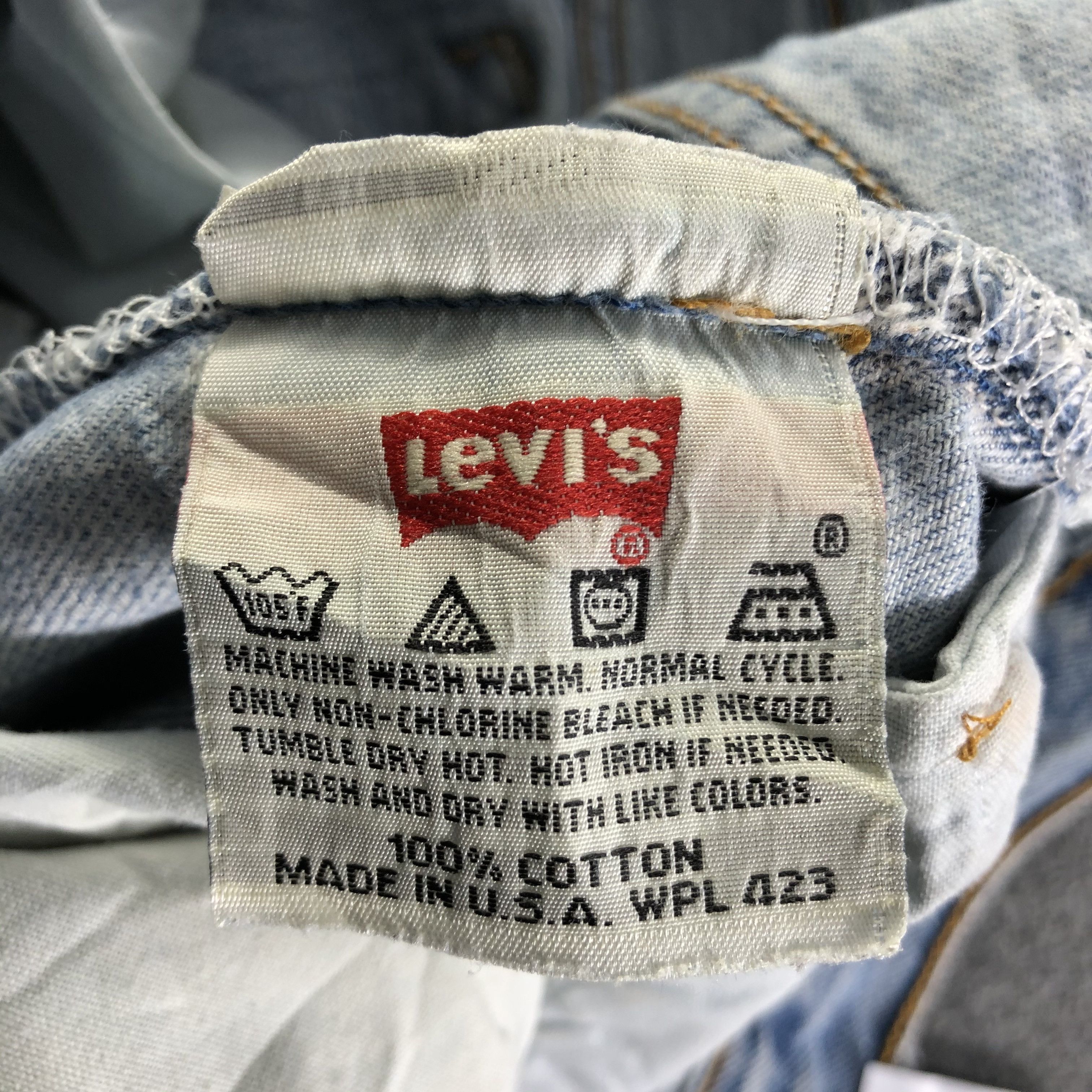 Levi's Vintage Light Wash Levis 501 Jeans-J3584 Size US 32 / EU 48 - 11 Thumbnail