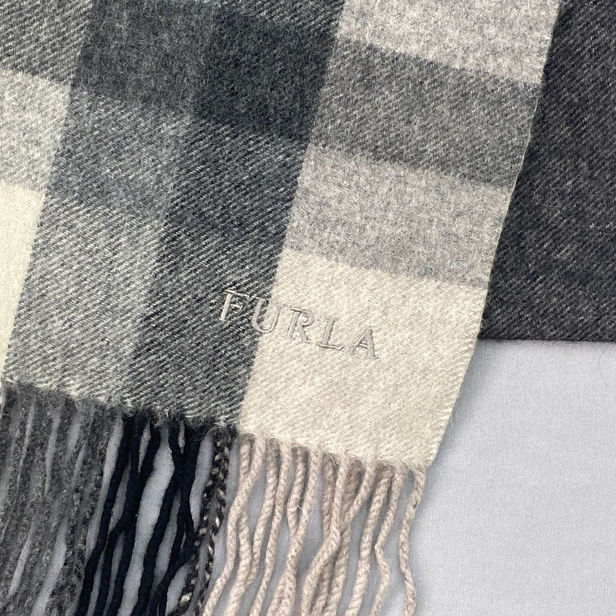 Furla Vintage Furla Scarf Muffler Plaid Winter Cashmere Scarves Size ONE SIZE - 4 Thumbnail