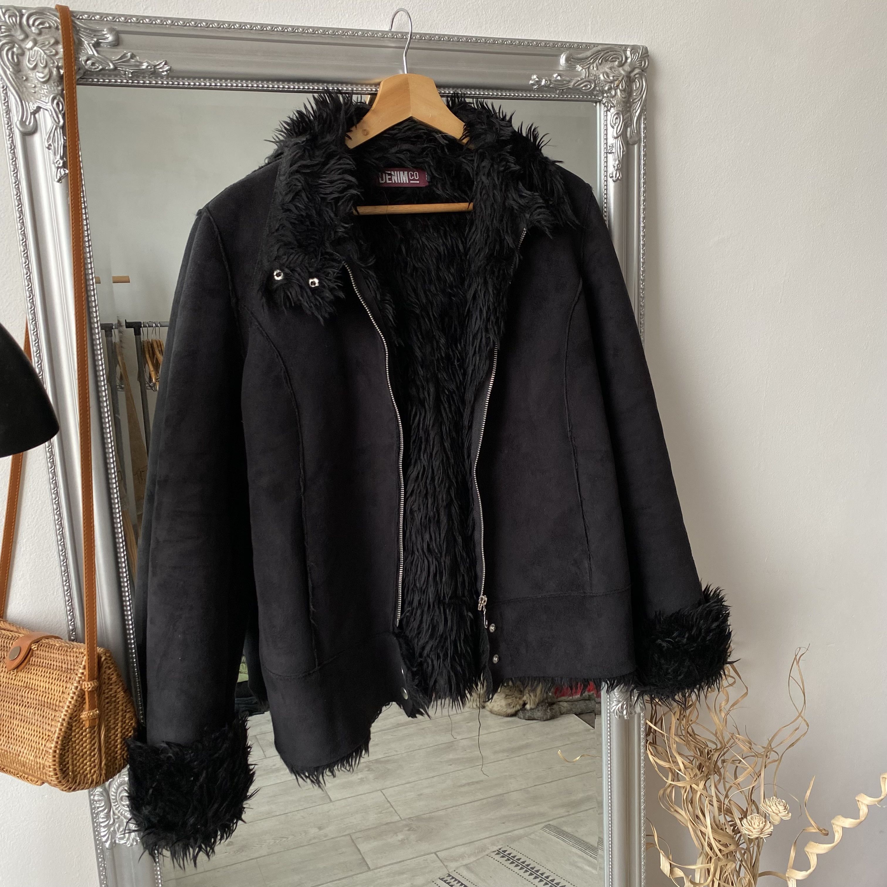 If Six Was Nine Avant-garde Vintage Shepkins Faux fur jacket Y2K Size M / US 6-8 / IT 42-44 - 1 Thumbnail