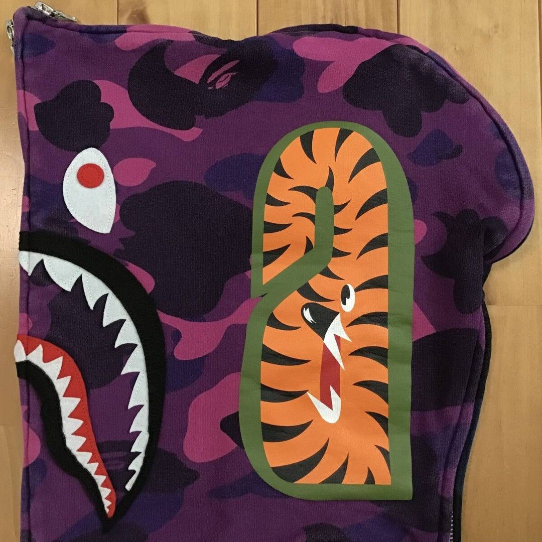 Bape BAPE Purple camo x Blue camo separate shark full zip hoodie Size US L / EU 52-54 / 3 - 6 Thumbnail