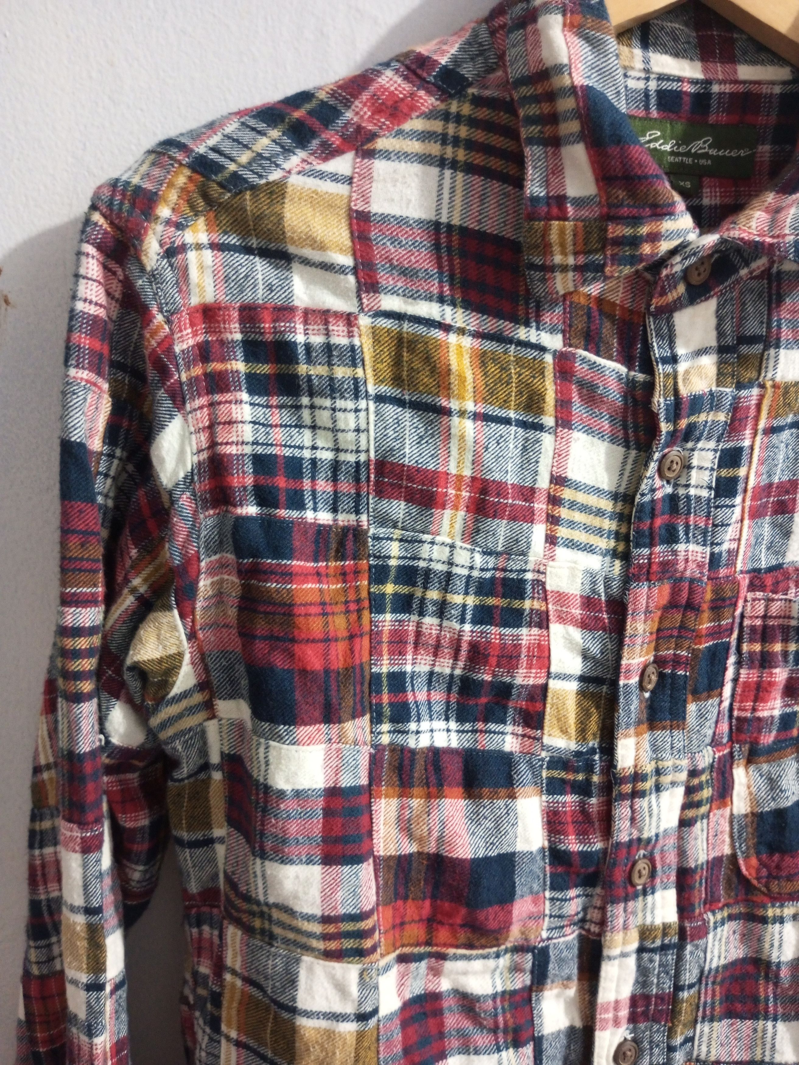Eddie Bauer Vintage eddie bauer patch work long sleeve button up Size US S / EU 44-46 / 1 - 5 Thumbnail