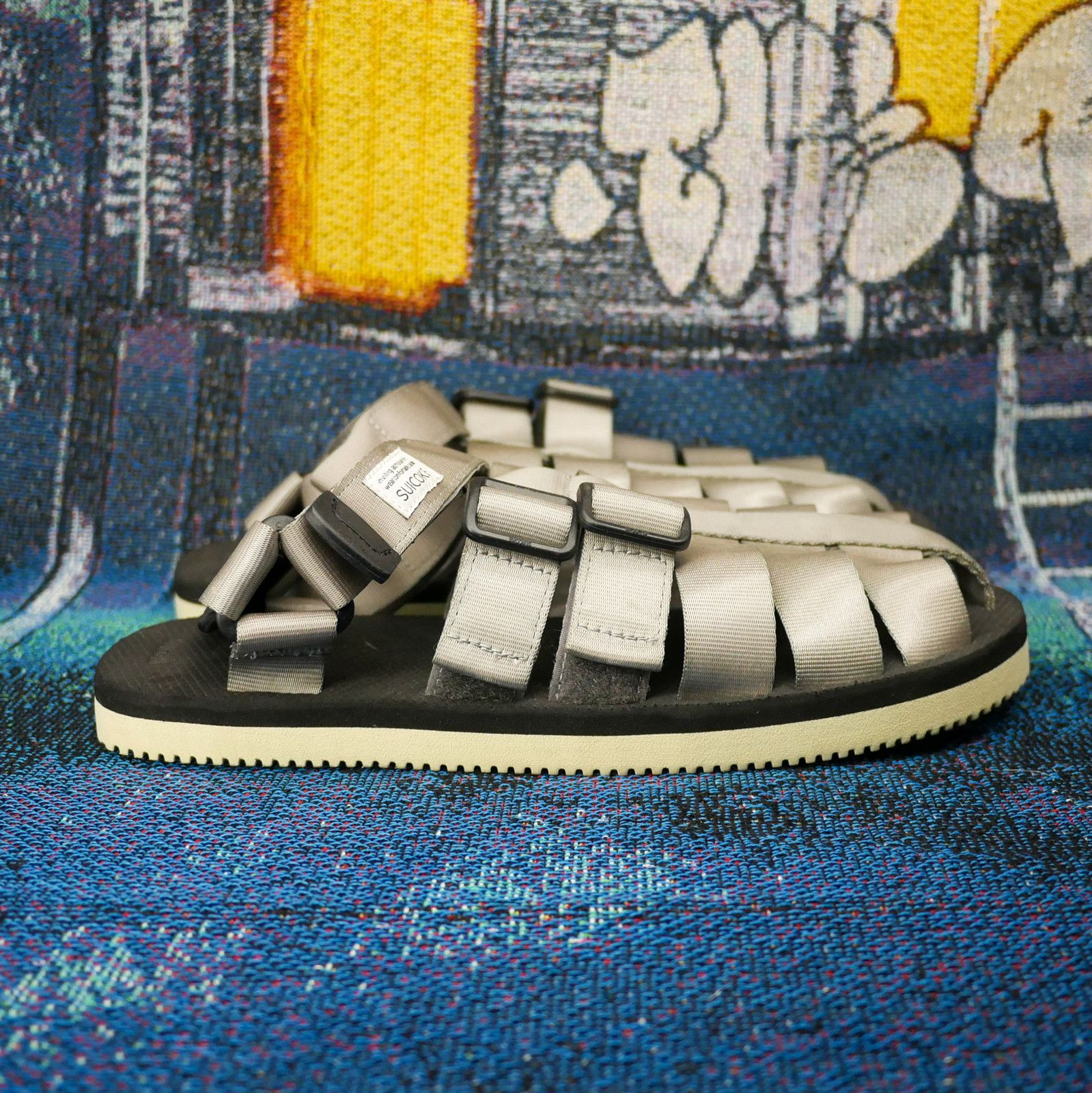Suicoke Suicoke Shaco Gray Sandals Size US 8 / EU 41 - 1 Thumbnail