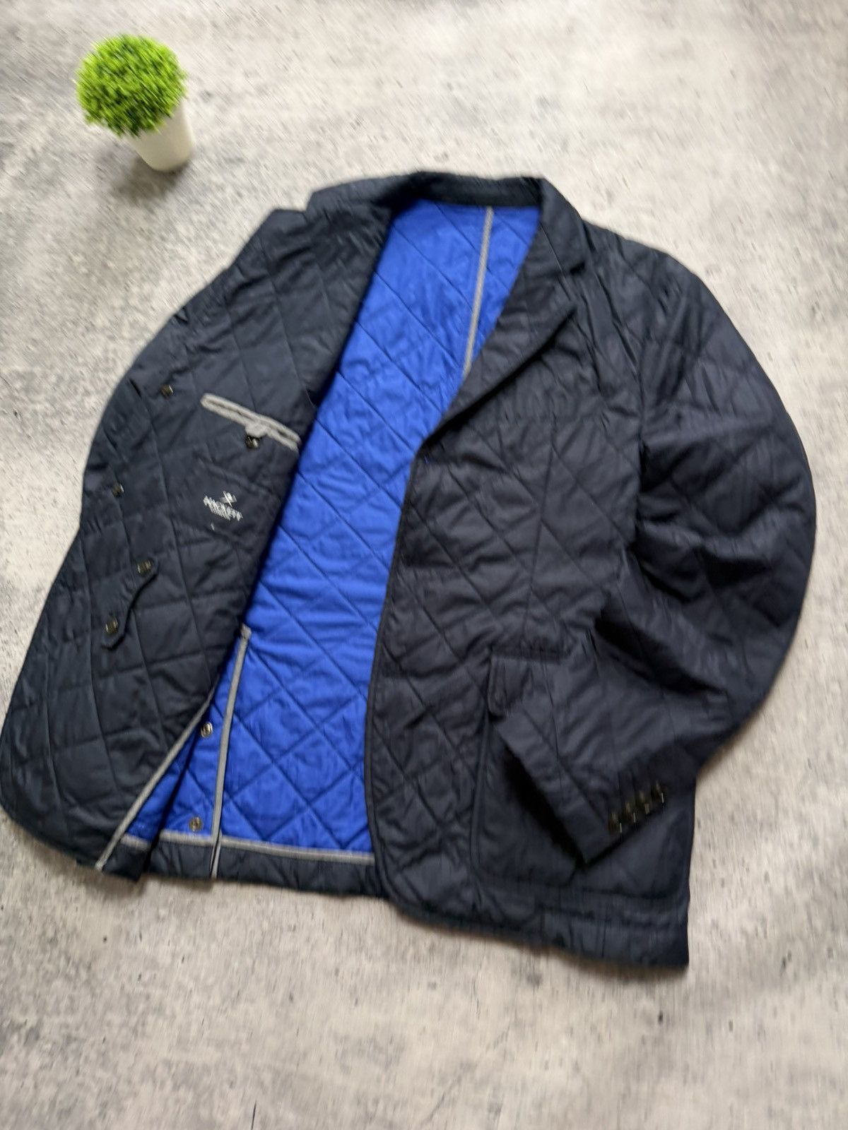 Hackett Hackett Quilted Thermal Puffer Classic Blazer Jacket Size US L / EU 52-54 / 3 - 7 Thumbnail