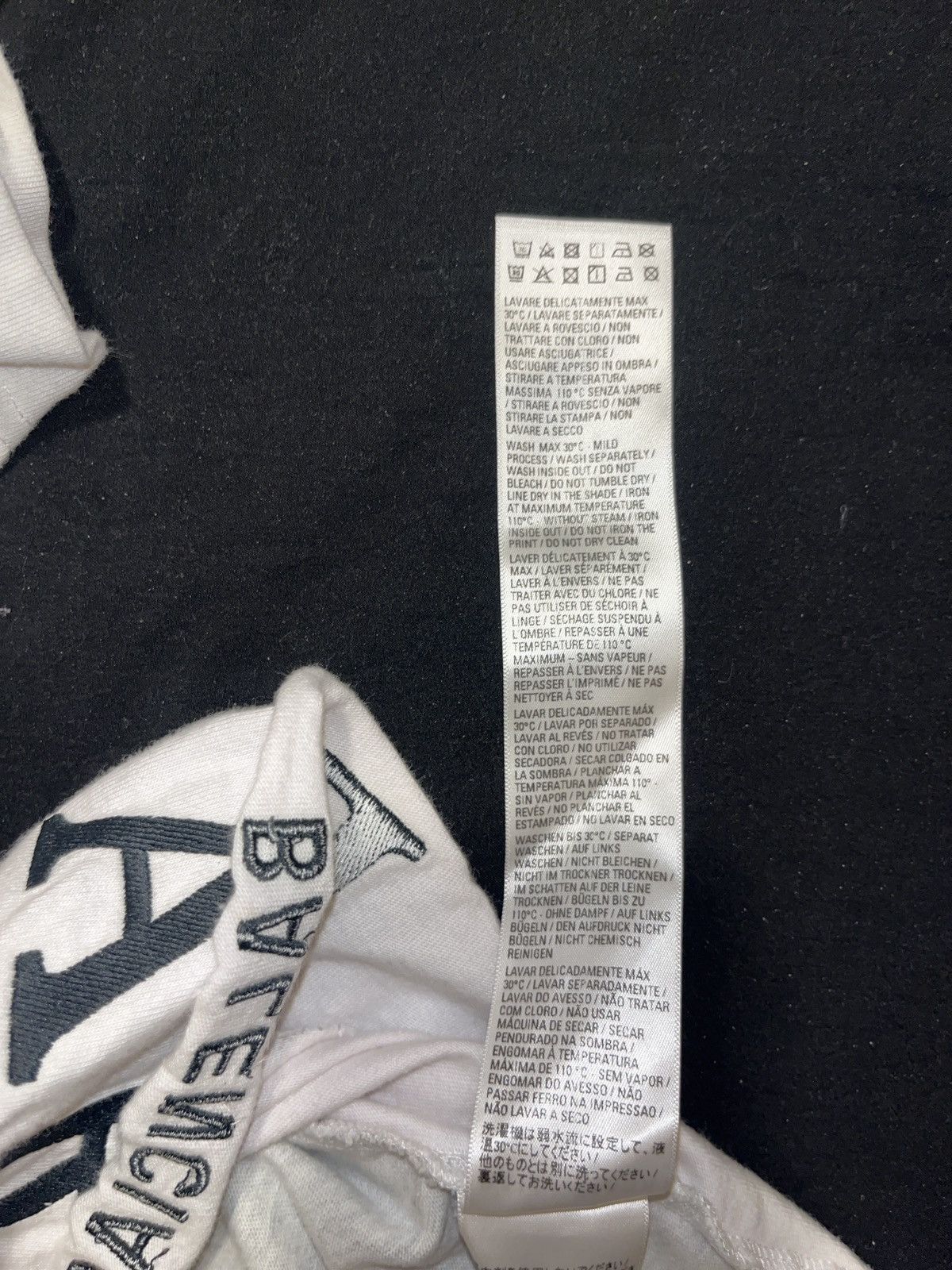 Balenciaga Balenciaga Dual T-Shirt- Grey/White, L Size US L / EU 52-54 / 3 - 9 Thumbnail