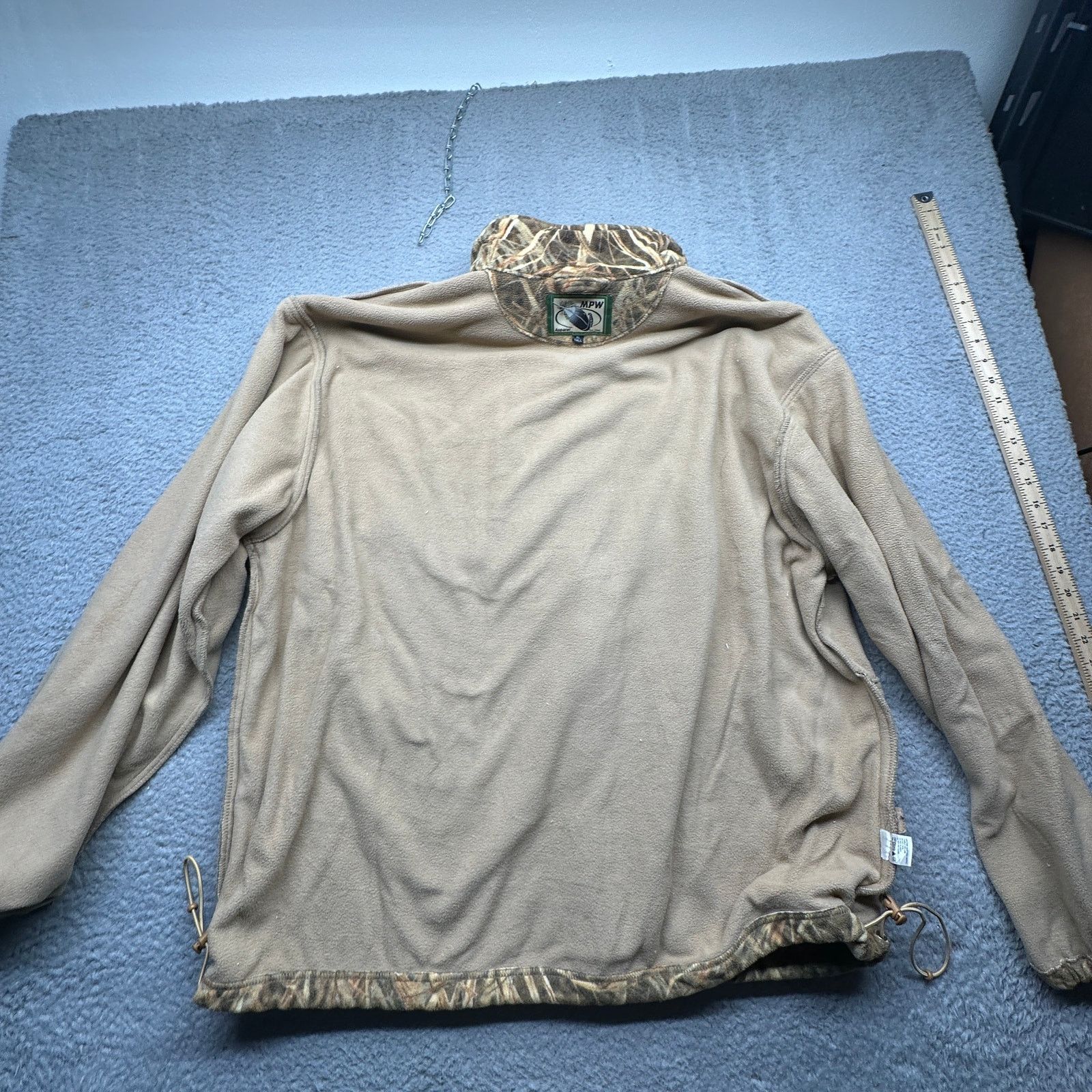 Other MPW Apparel Fleece Jacket XL Tall Shadow Grass Hunting Camo Size US XL / EU 56 / 4 - 5 Thumbnail