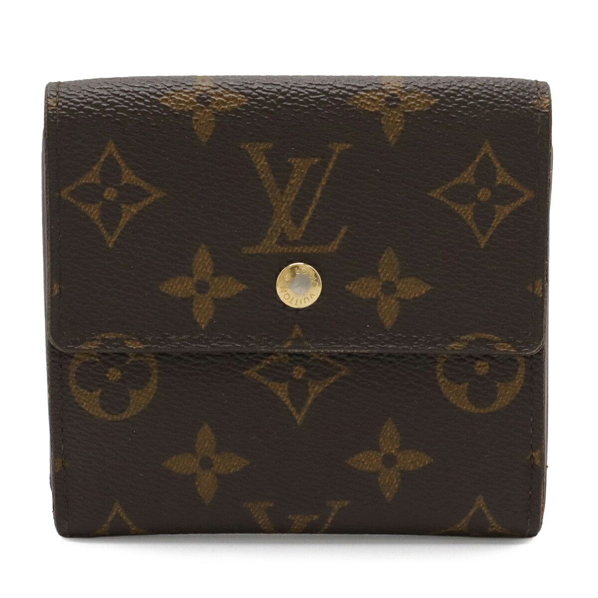 Louis Vuitton Louis Vuitton Louis Vuitton Portefeuille Elise Monogram Wallet Textile Short Wallet M61654 DUTY FREE for USA Size ONE SIZE - 1 Thumbnail