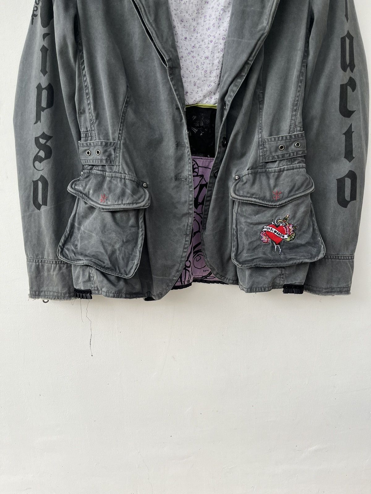14th Addiction × If Six Was Nine × KMRii Gg&Bg Sukajan Embroidered Skull Jacket Size US XS / EU 42 / 0 - 4 Thumbnail