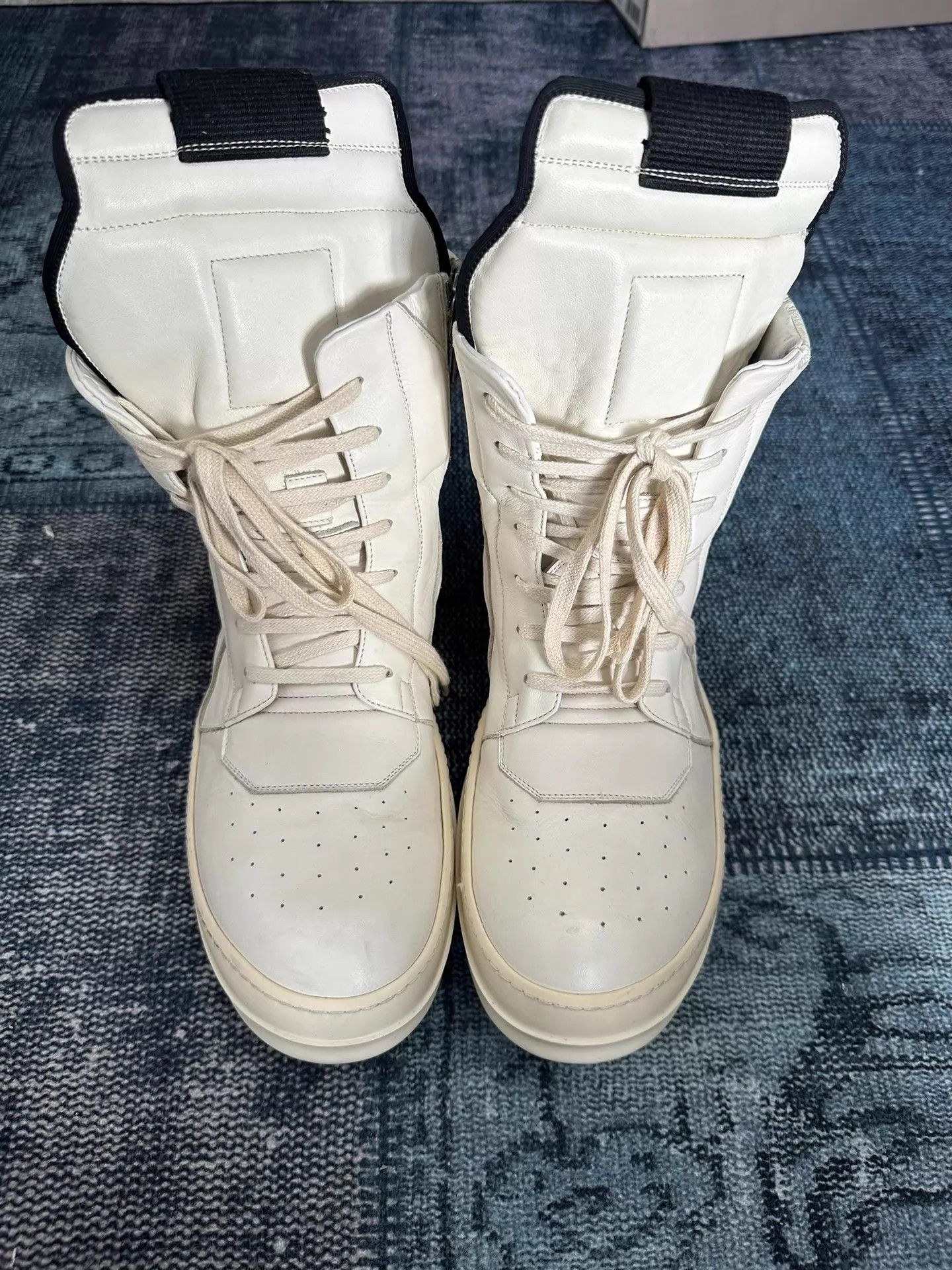 Rick Owens Rick Owens Mainline White Inverted Triangle 44 Size US 11 / EU 44 - 5 Thumbnail
