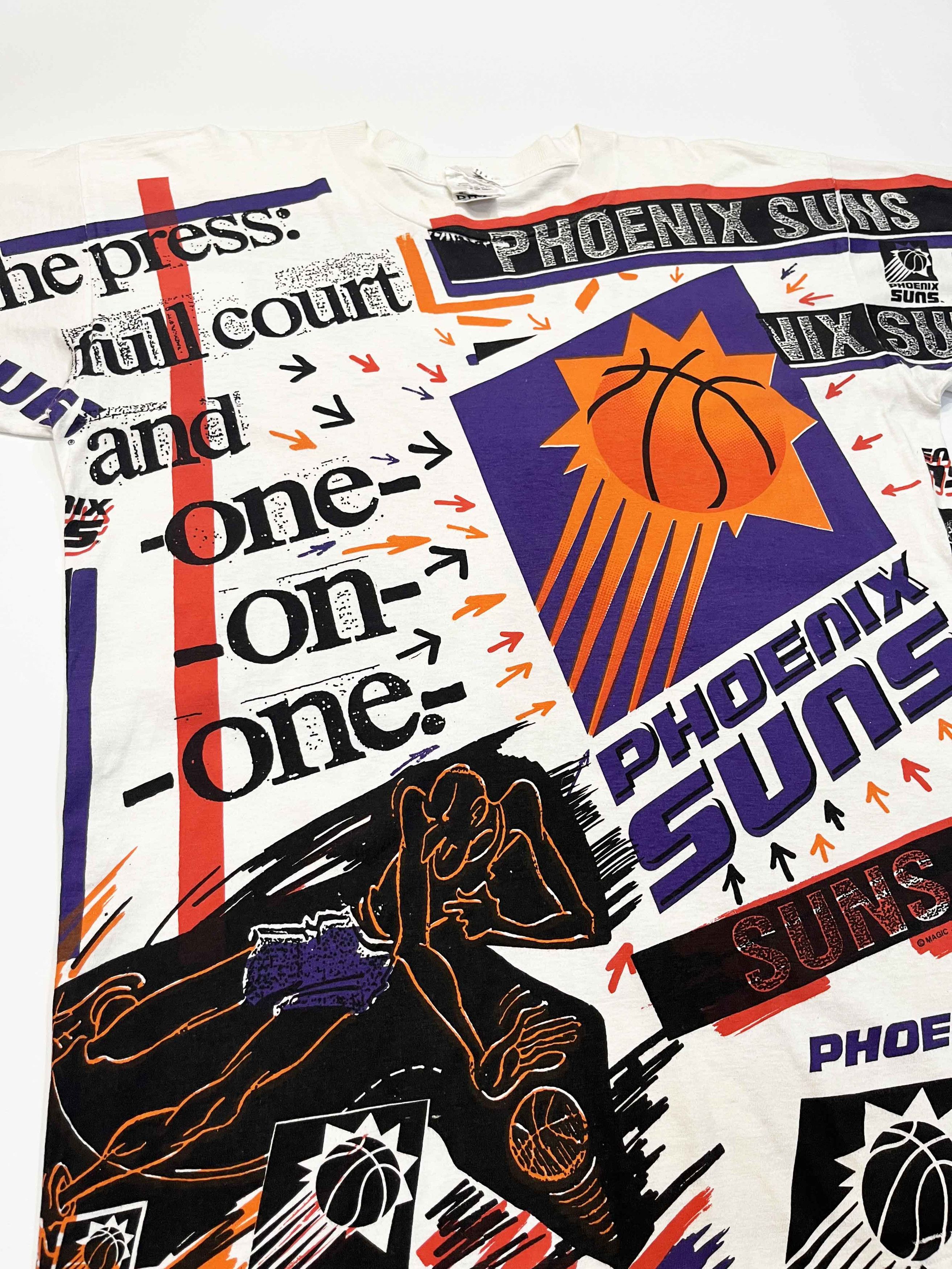 Vintage Vintage Magic Johnson T's NBA Phoenix Suns AOP T-Shirt Size US L / EU 52-54 / 3 - 11 Thumbnail