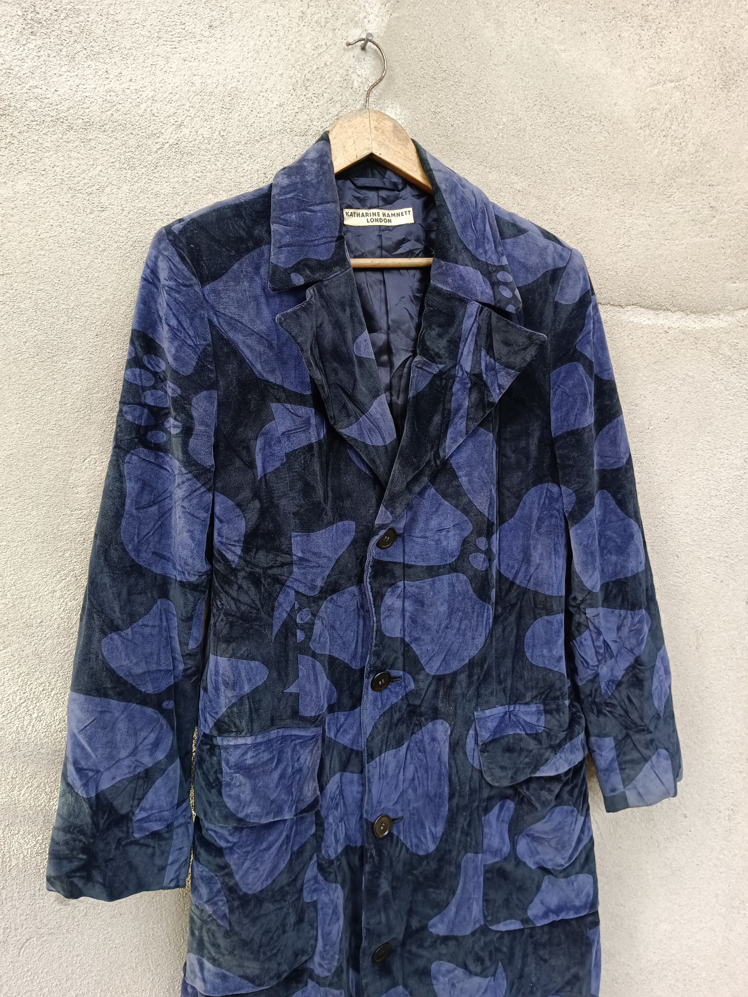Katharine Hamnett London Vintage 90s Katharine Hamnet London Long Coat Jacket Size US M / EU 48-50 / 2 - 3 Thumbnail