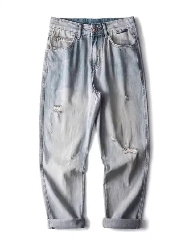 VIBE Light Gray High Street Vintage Casual Jeans Size US 31 - 1 Thumbnail