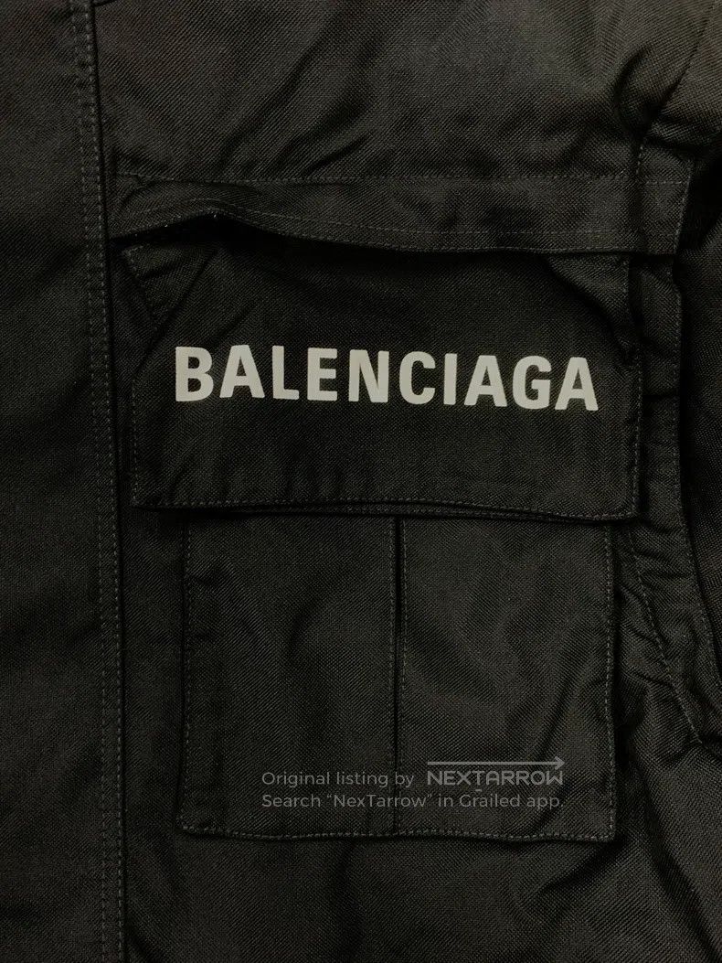 Balenciaga Balenciaga Solid Letter Pocket Long Sleeve Regular Fit Jac Size US S / EU 44-46 / 1 - 3 Thumbnail