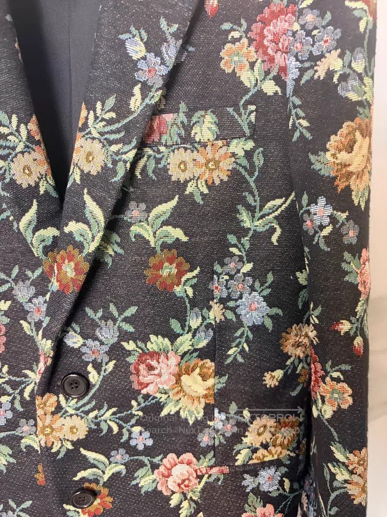 Saint Laurent Paris Saint Laurent Paris Floral Suit i Size US S / EU 44-46 / 1 - 3 Thumbnail