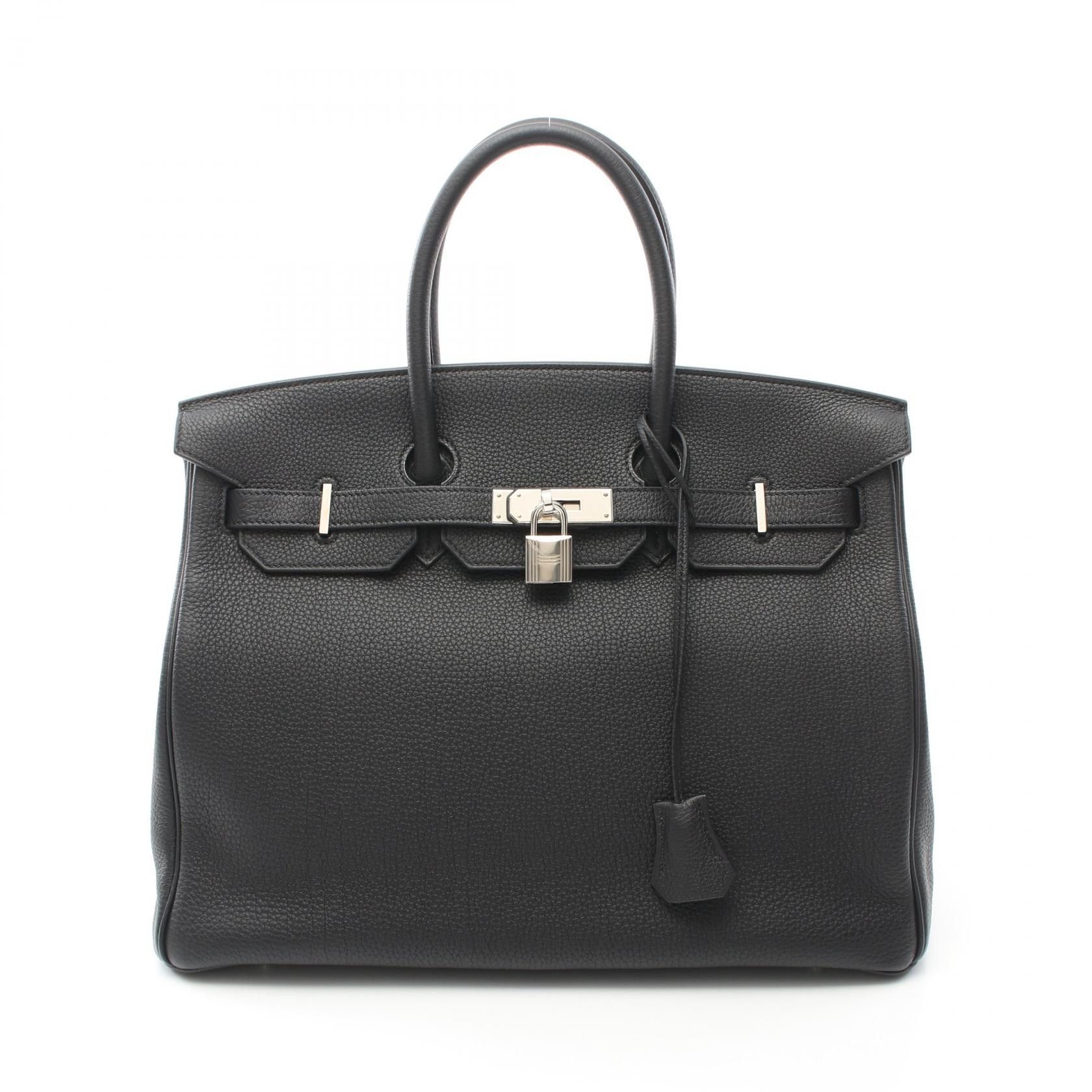 Hermes Hermes Birkin 35 Leather Handbag 071859CK in Great Condition Size ONE SIZE - 1 Thumbnail