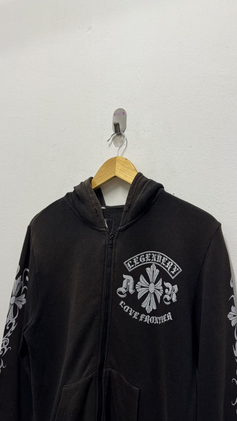 Seditionaries Inspired by Chrome Hearts Metal Tribal Hunter Black Hoodie Size US M / EU 48-50 / 2 - 2 Thumbnail