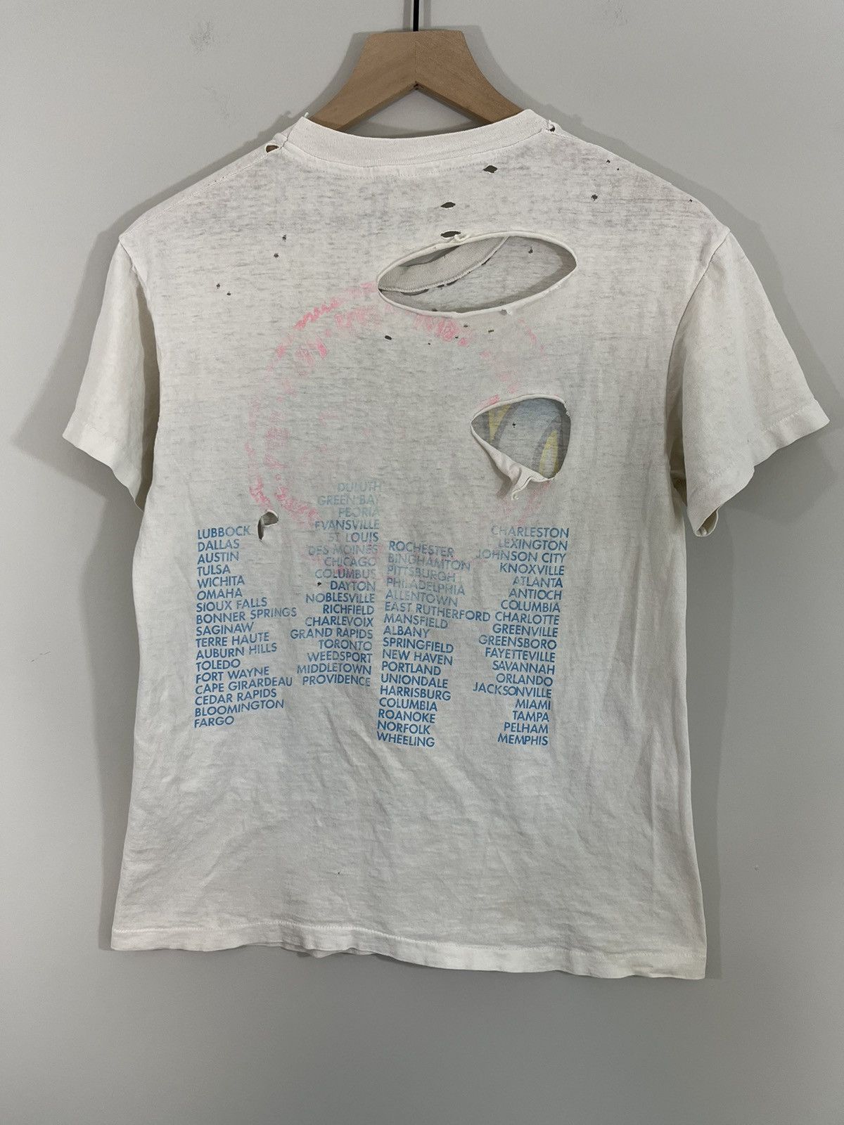Vintage KISS Thrashed Single Stitch Rare Tour Band Tee Size US M / EU 48-50 / 2 - 11 Thumbnail