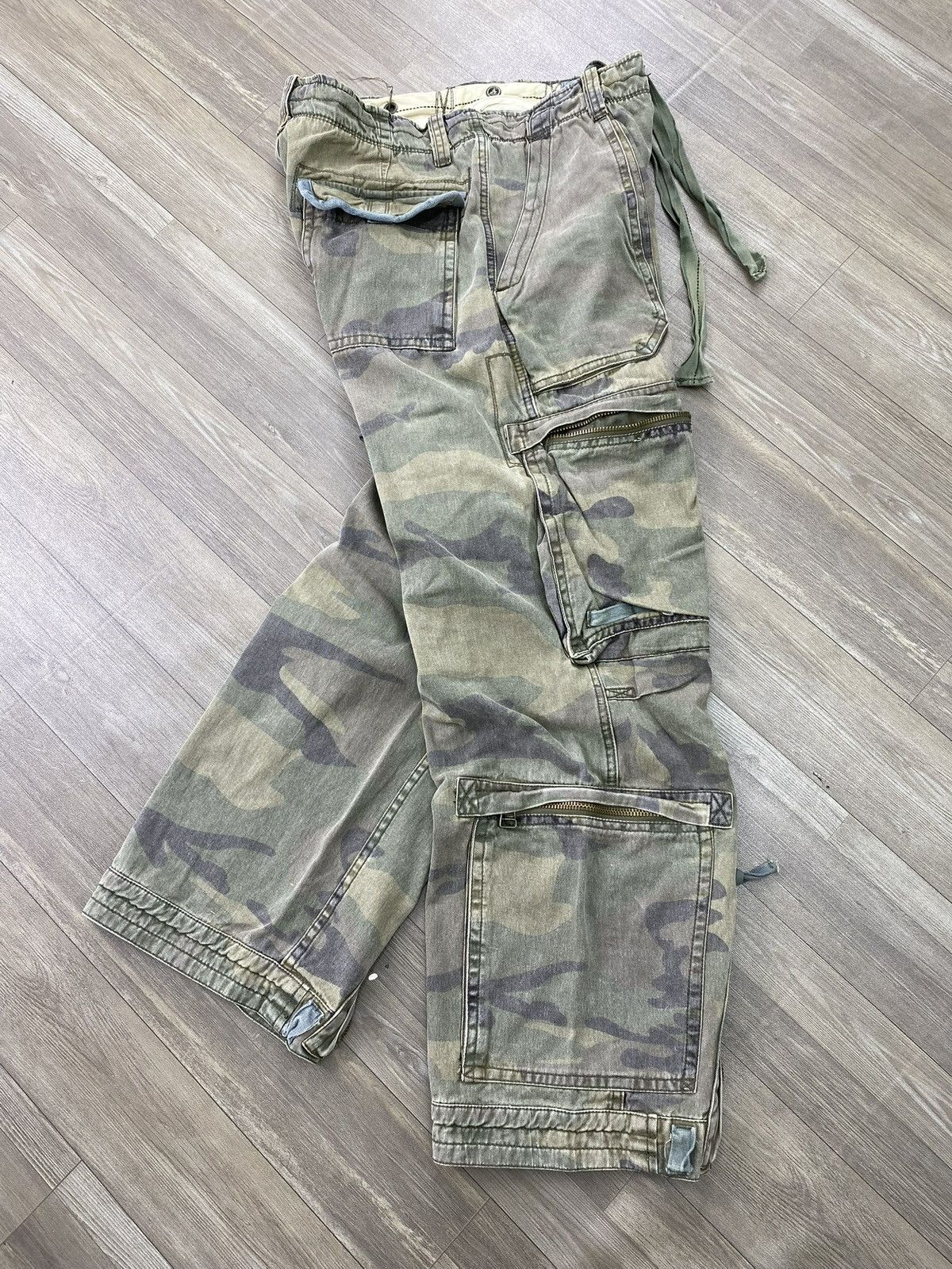 Hysteric Glamour 2000s Abercrombie & Fitch Punk Lgb Military Bondage Pants Size US 33 - 16 Thumbnail