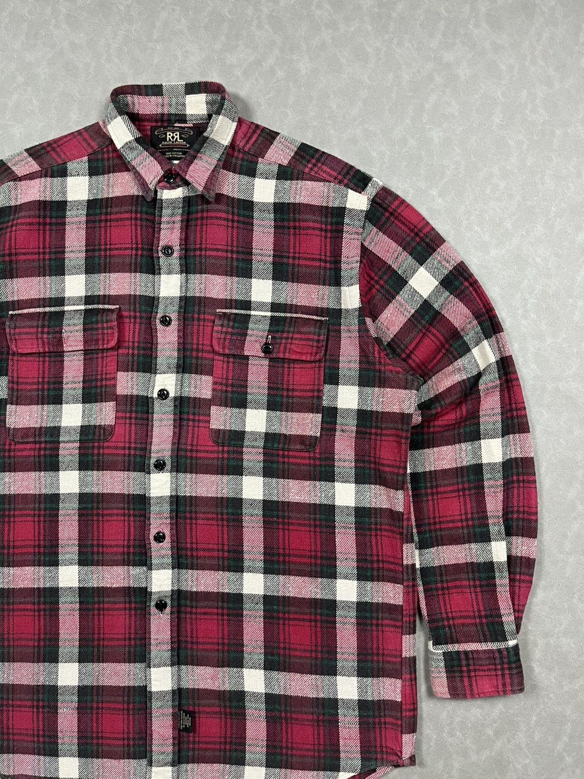 RRL Ralph Lauren RRL flannel plaid Size US XL / EU 56 / 4 - 2 Thumbnail