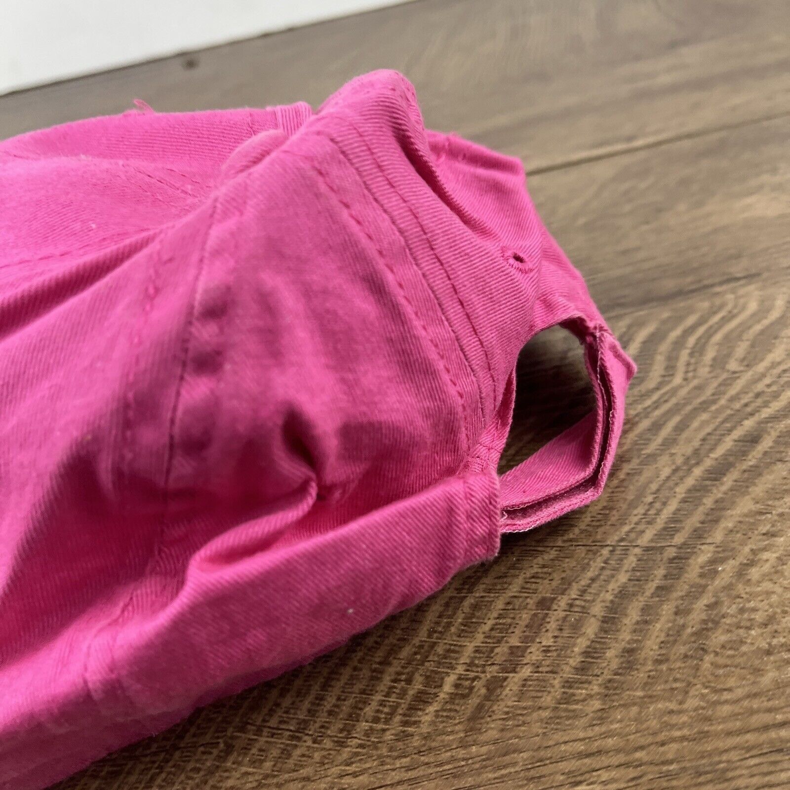 Other Plain Pink Hat Baseball Cap Pink Hat Adjustable Adult Size H Size ONE SIZE - 9 Thumbnail