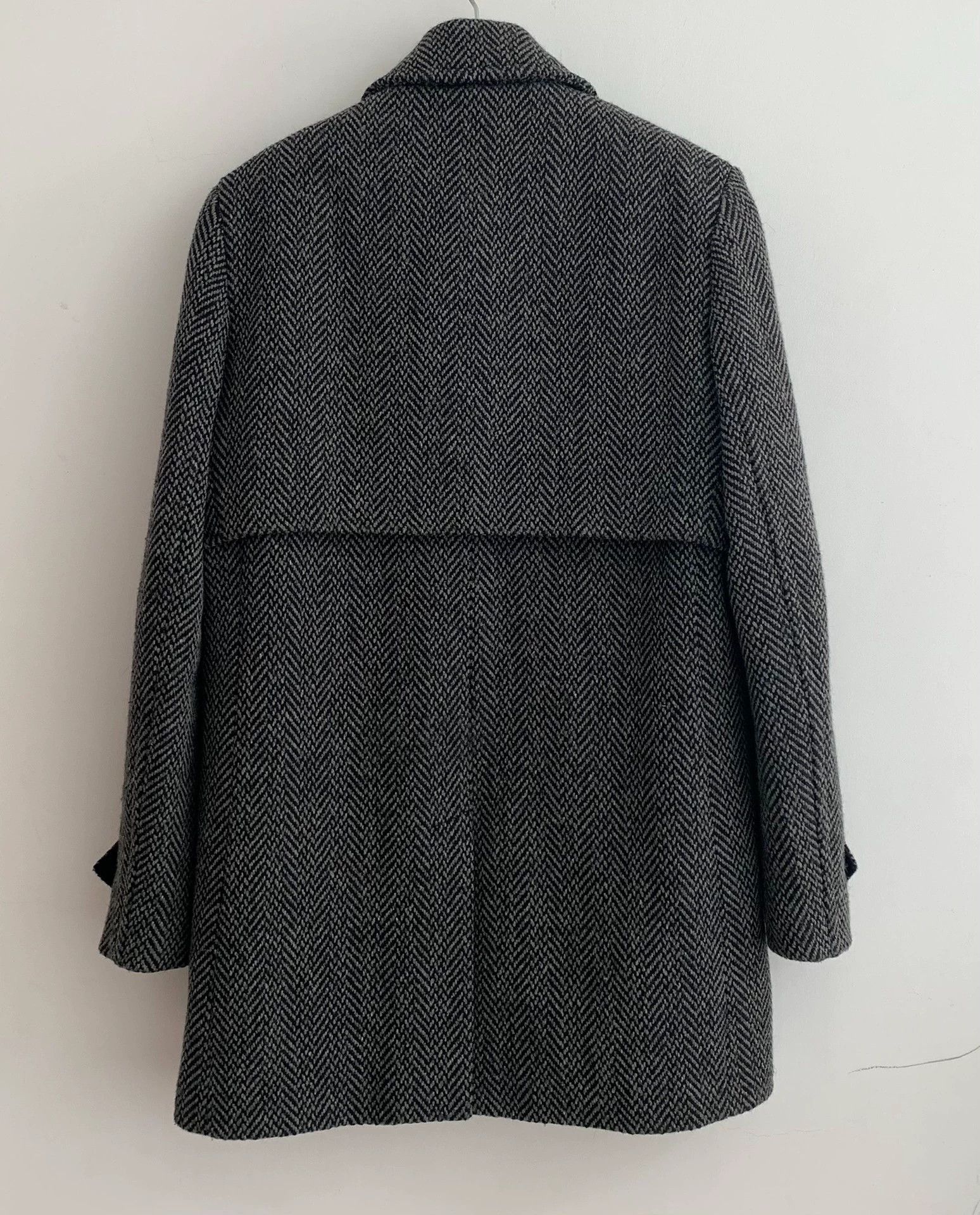 Saint Laurent Paris SAINT LAURENT SLP 17FW Gray Wool Double Layer Coat 48 Size US M / EU 48-50 / 2 - 2 Thumbnail