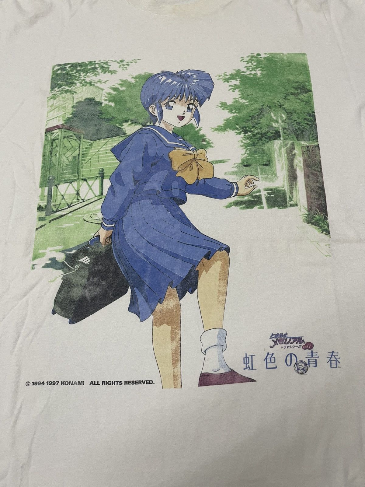 Anime Vintage 90s KONAMI Anime Tshirt Size US XXL / EU 58 / 5 - 4 Thumbnail