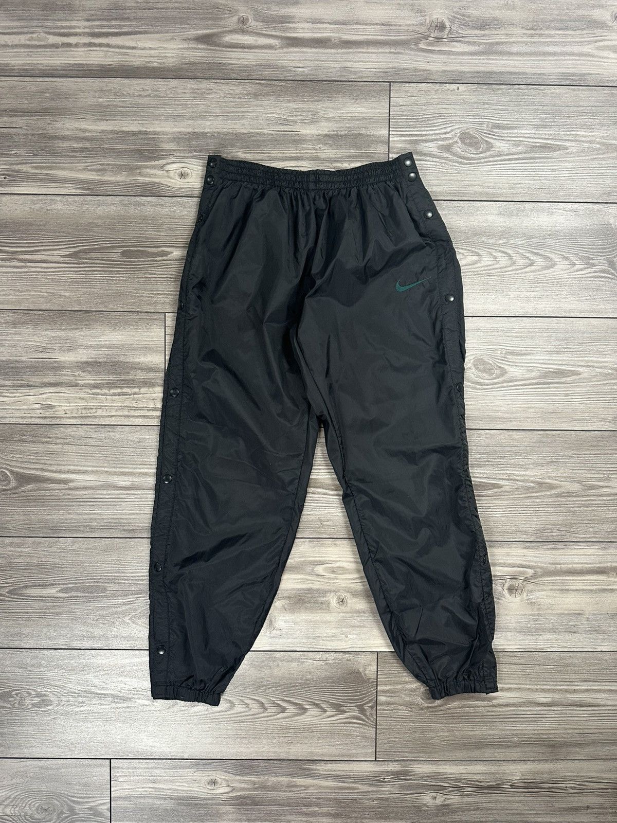 Nike Vintage 90’s Nike Nylon Tear Away Pants Size US 27 - 1 Thumbnail