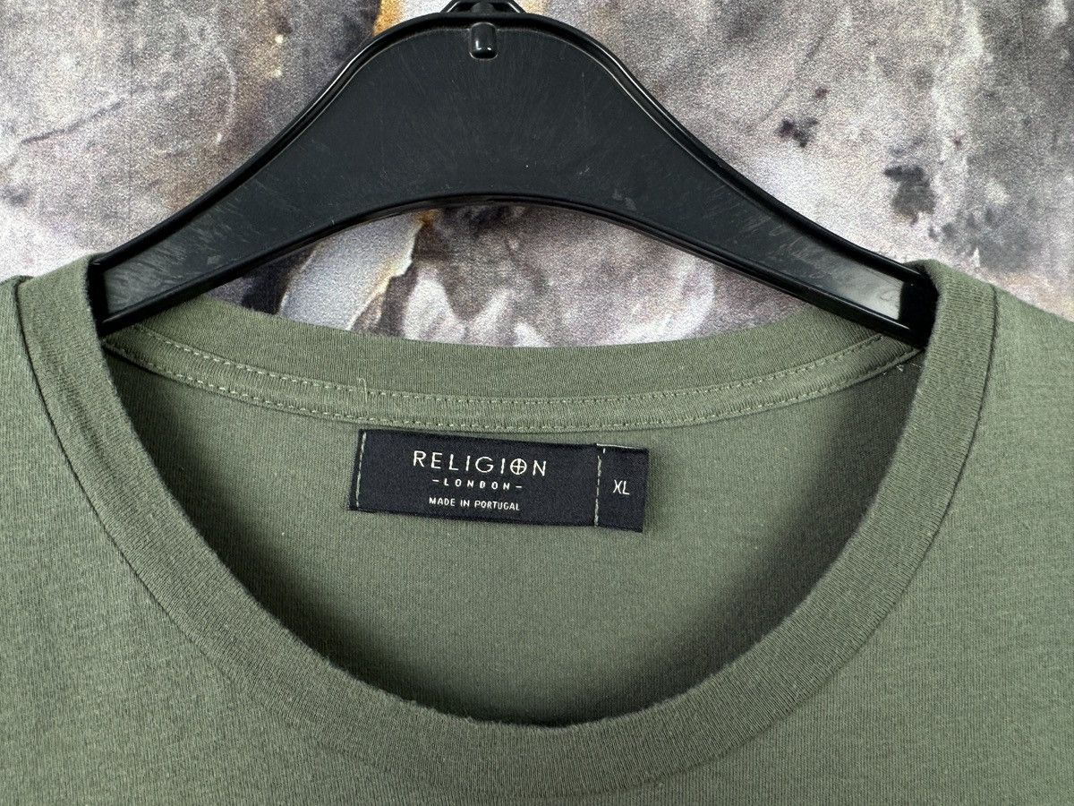 True Religion Religion Long Sleeve T-Shirt Graphic Skull Dragonfly Green Size US XL / EU 56 / 4 - 7 Thumbnail