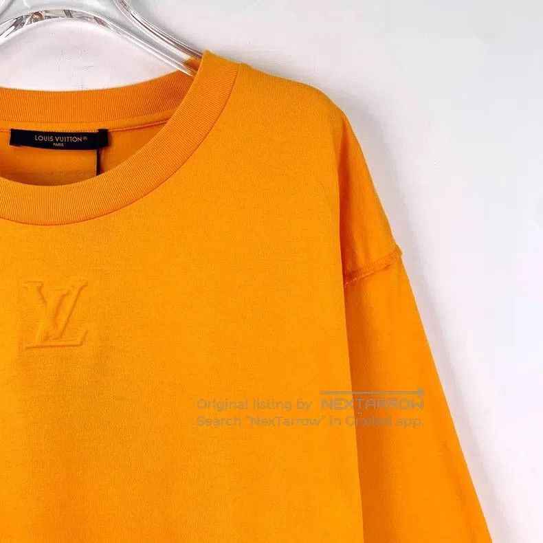 Louis Vuitton Louis Vuitton Orange Logo Cotton T. Size US L / EU 52-54 / 3 - 3 Thumbnail