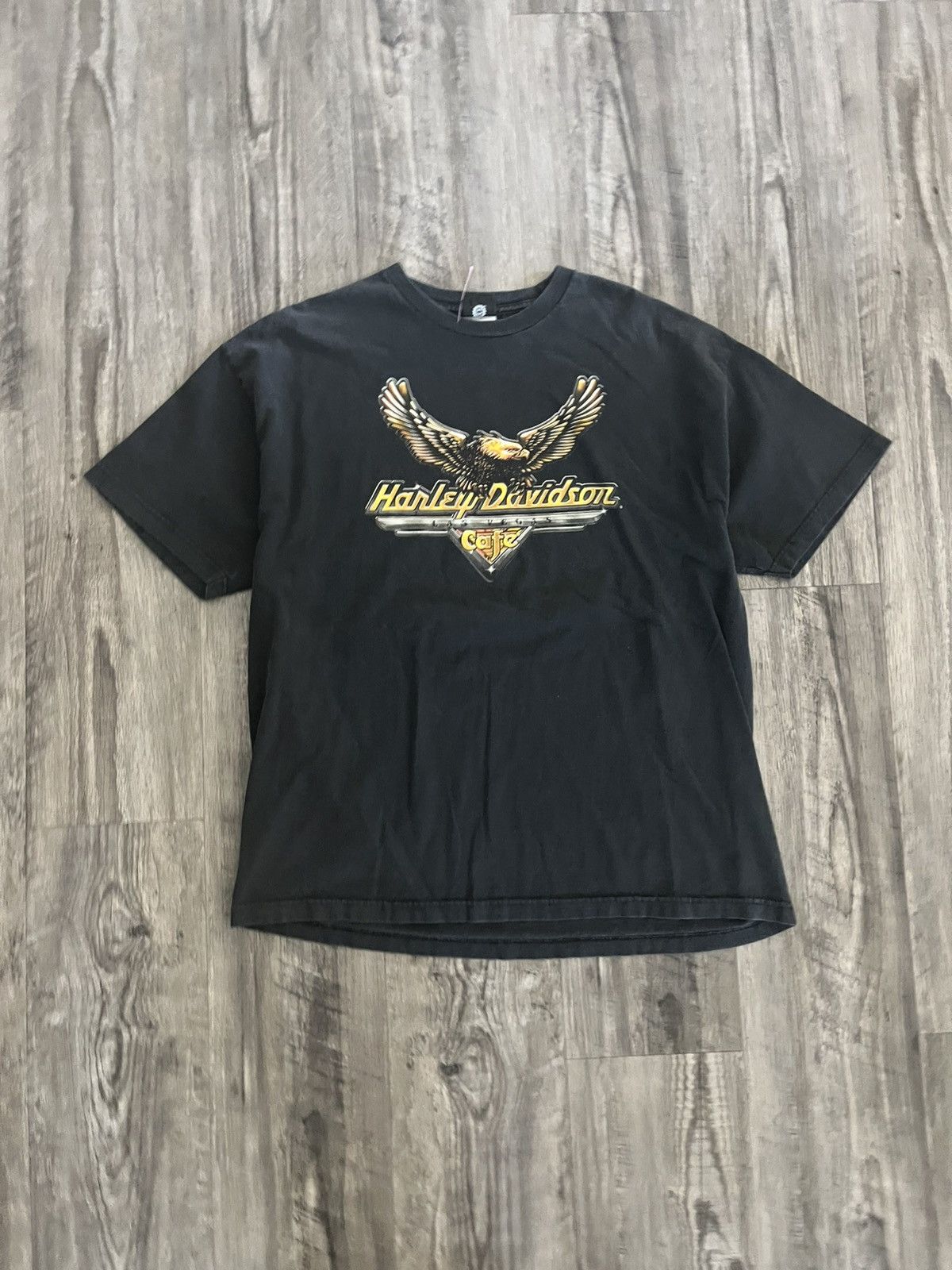 Harley Davidson Vintage 90s Harley Davidson Cafe Tee Size US XXL / EU 58 / 5 - 1 Thumbnail
