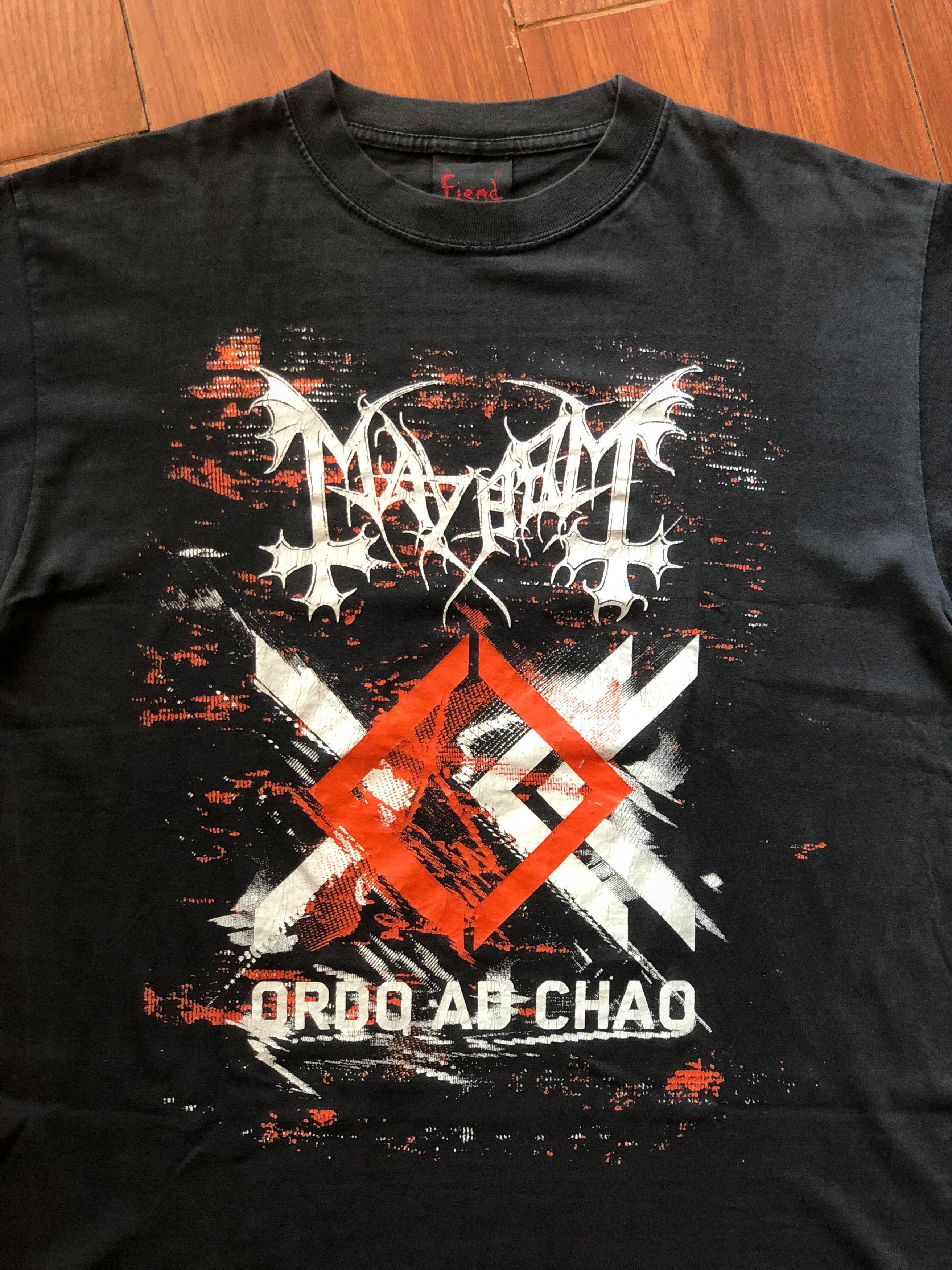 Band Tees ⚠️ MAYHEM ORDO AD CHAO 00s FIRST PRINRED ⚠️ Size US L / EU 52-54 / 3 - 2 Thumbnail