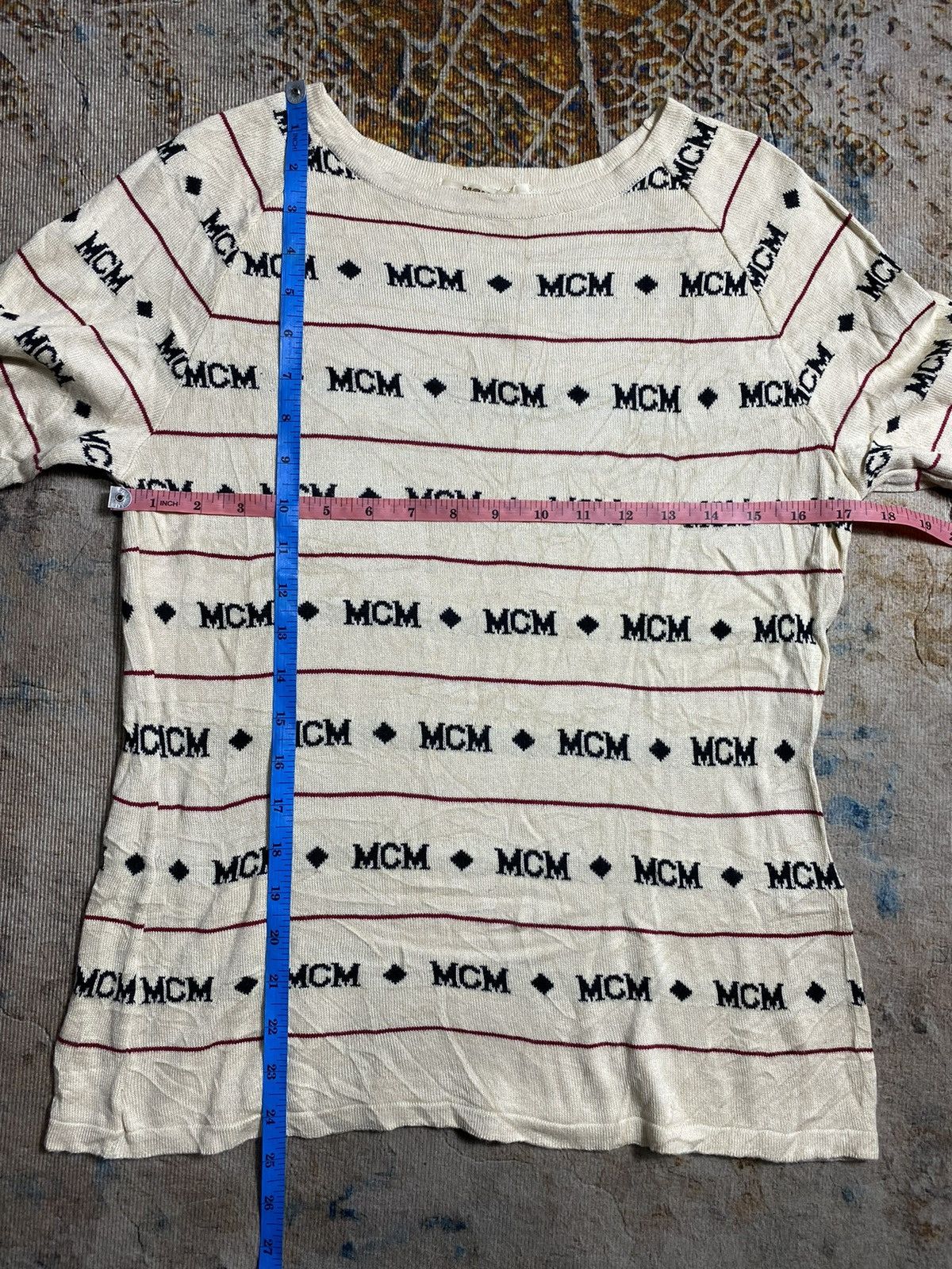MCM × Vintage McM Monogram Sweatshirt Vintage Size US L / EU 52-54 / 3 - 6 Thumbnail
