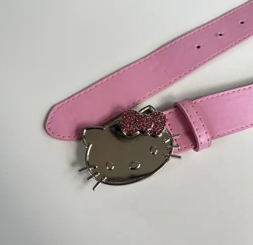 VIBE Y2k 2000s Hello Kitty Cartoon grunge goth emo punk belt Size ONE SIZE - 5 Thumbnail