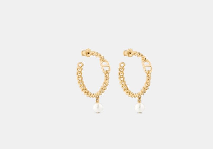 Dior o1w1db10325 Size: OS / E3068 30 Montaigne Earrings in Gold Size ONE SIZE - 1 Thumbnail