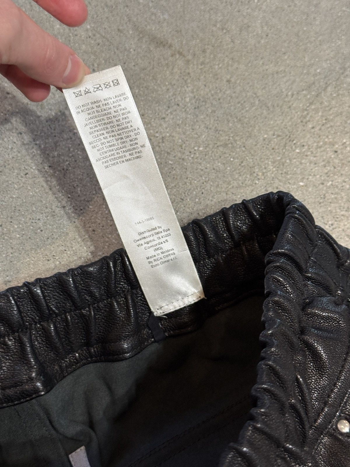 Rick Owens Rick Owens Leather Bauhaus Pants Size US 34 / EU 50 - 10 Thumbnail
