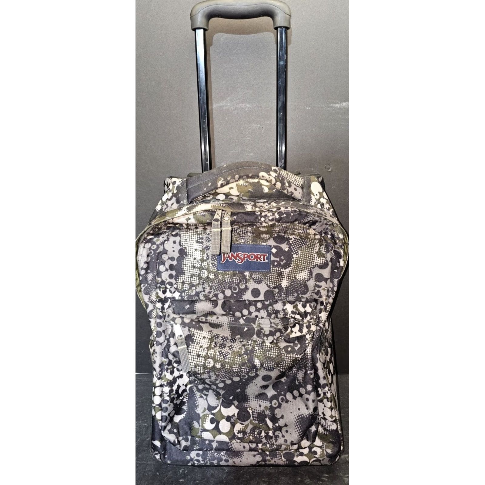 Jansport VINTAGE? No. JanSport The 9 Backpack Wheeled Carry-On Travel Luggage 20x12x10 Digital Camo Size ONE SIZE - 7 Thumbnail
