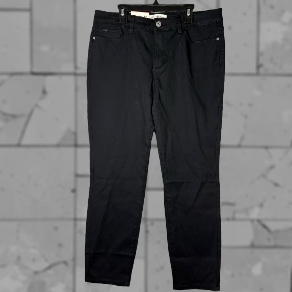 Vintage NWT JACHS Girlfriend Black Straight Leg Casual Pants Womens Size 8x28 Size 30" / US 8 / IT 44 - 1 Thumbnail