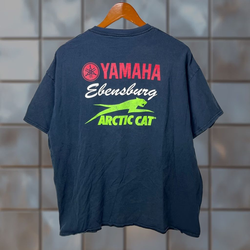 Yamaha Vintage Yamaha Arctic Cat T Shirt 2XL Men Black Graphic Print Logo All Seasons 90s Skull Hip Hop Outdoor Motorcycle Decade Vintage Shirt Mens Size US XXL / EU 58 / 5 - 1 Thumbnail