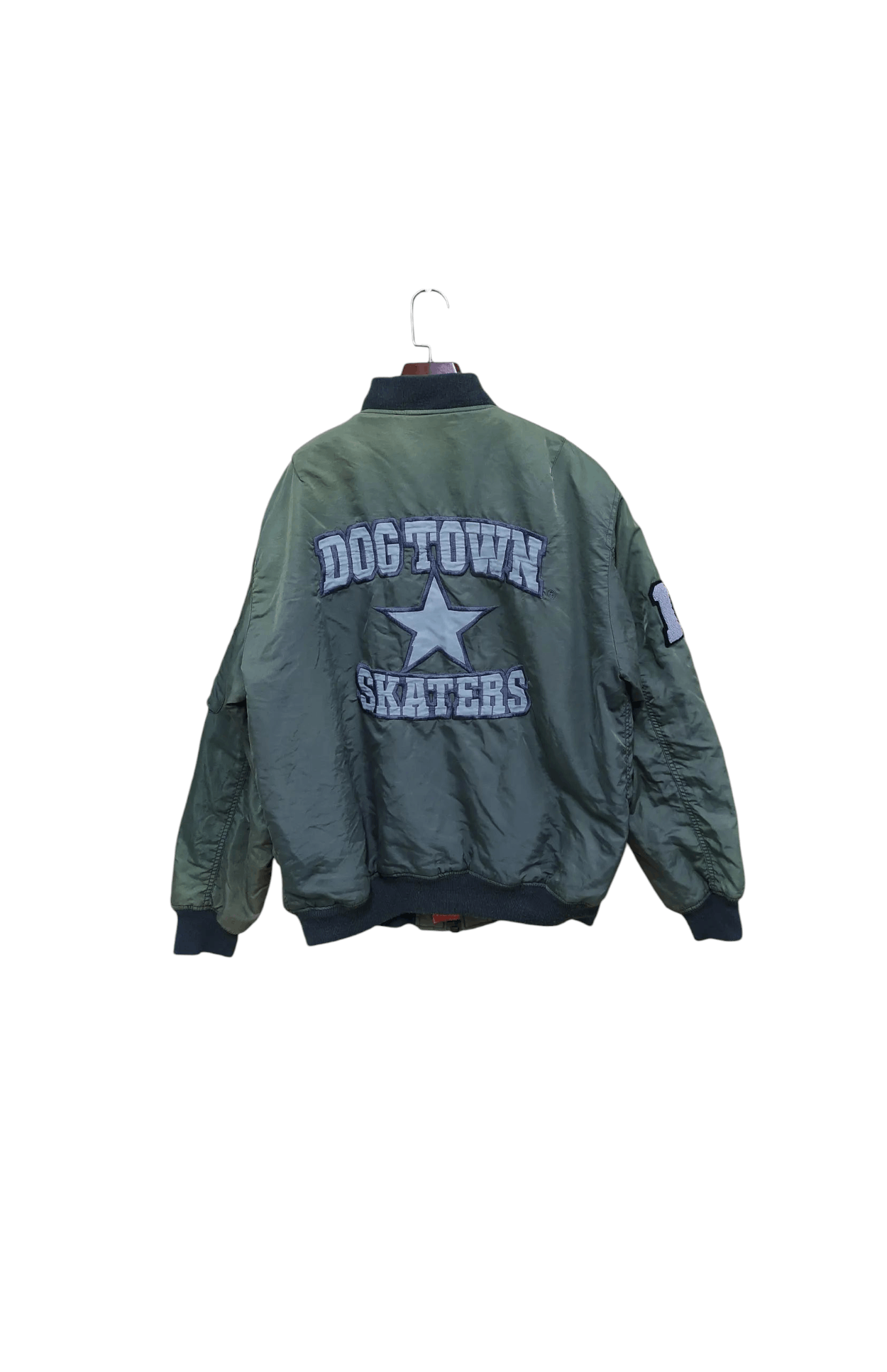 Dogtown VINTAGE 90's DOGTOWN SKATERS REVERSIBLE BOMBER JACKET Size US L / EU 52-54 / 3 - 1 Thumbnail