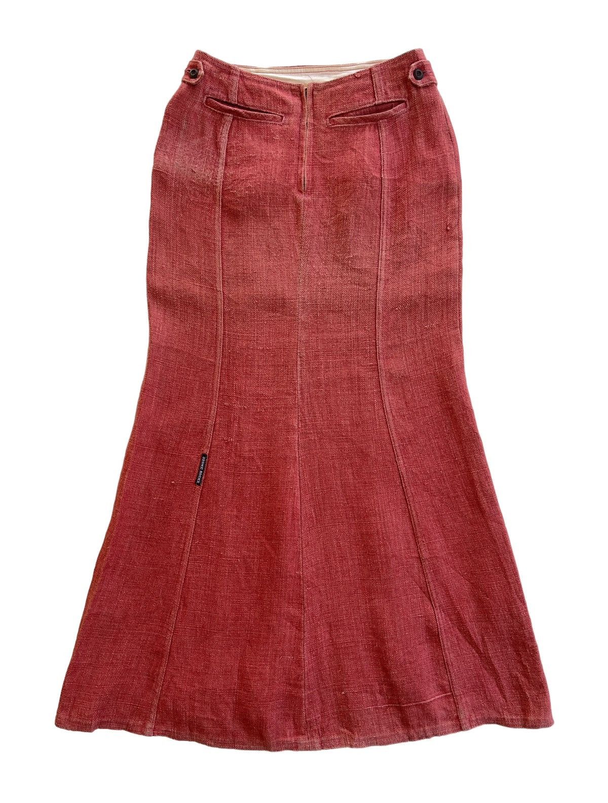 Japanese Brand Ozone Rocks Hemprotex Rockabilly Maxi Skirt Size 29" - 1 Thumbnail