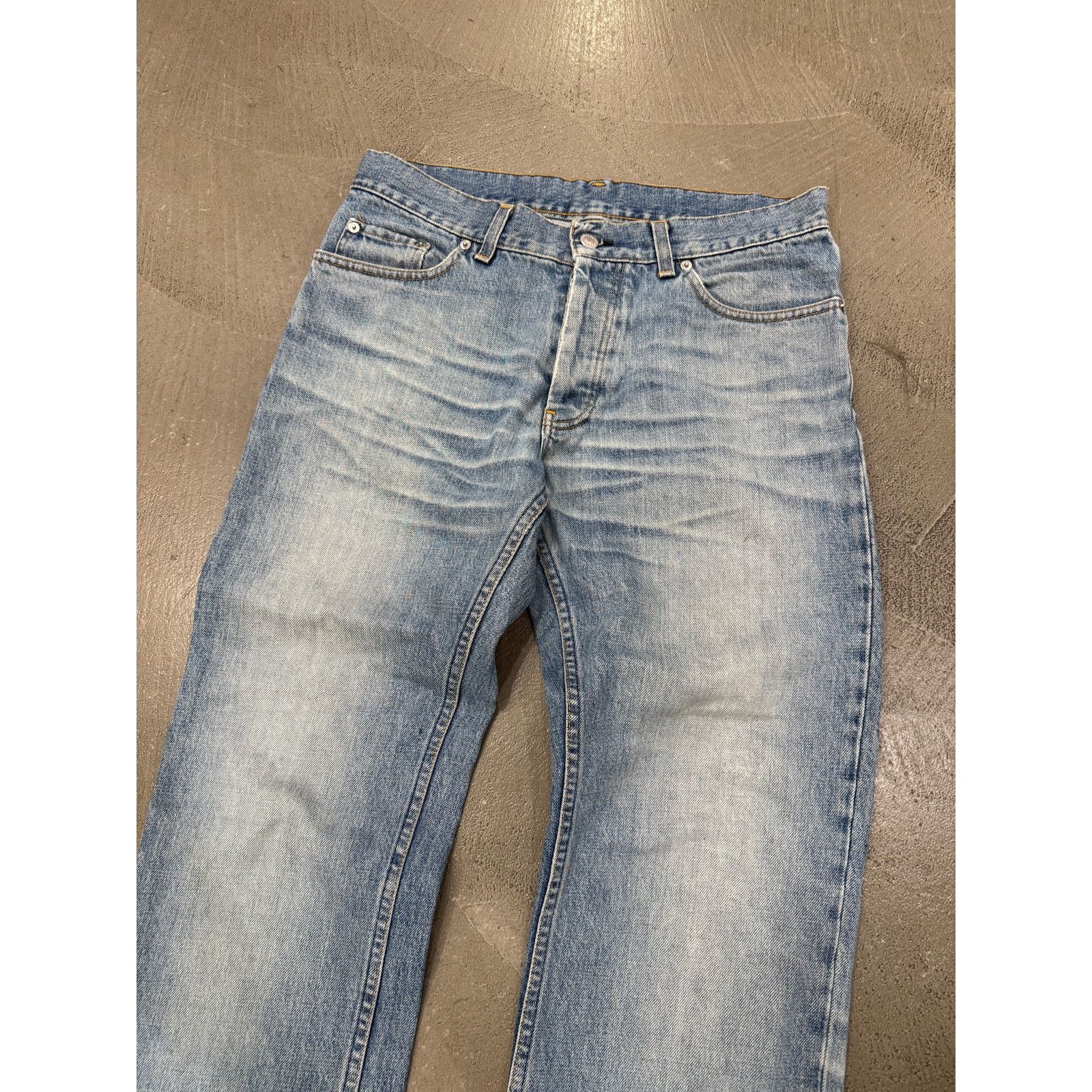 Helmut Lang 2000s Helmut Lang vintage sanded denim Size 24" / US 00 / IT 34 - 2 Thumbnail
