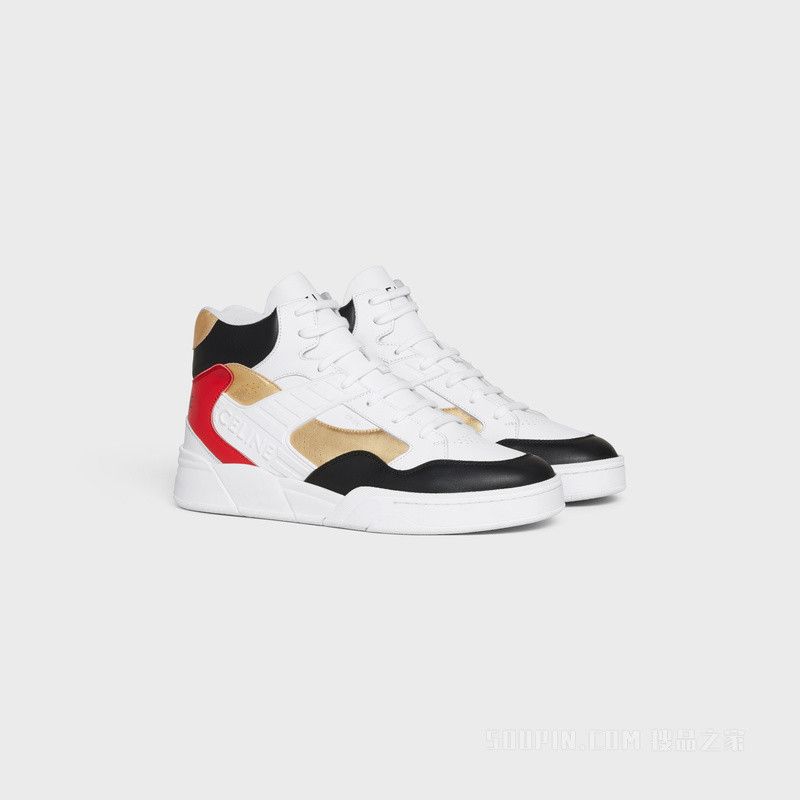 Celine o1bcso1str0824 Trainer CT-06 Hi-Top Sneakers in Multicolor Size US 14 / EU 47 - 2 Thumbnail