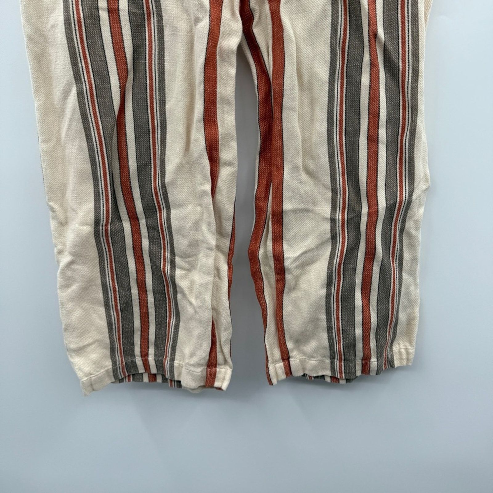 Rebecca Minkoff Rebecca Minkoff Molly Striped High Rise Straight Pants 4 Size 27" / US 4 / IT 40 - 4 Thumbnail