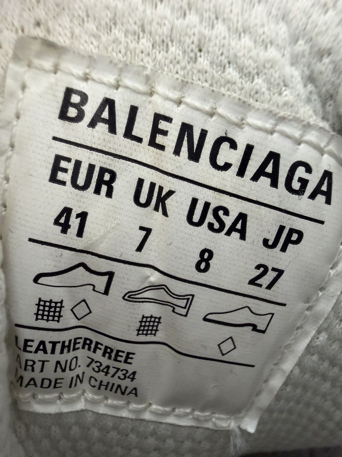 Balenciaga Balenciaga 3XL sneaker white Size US 8 / EU 41 - 7 Thumbnail