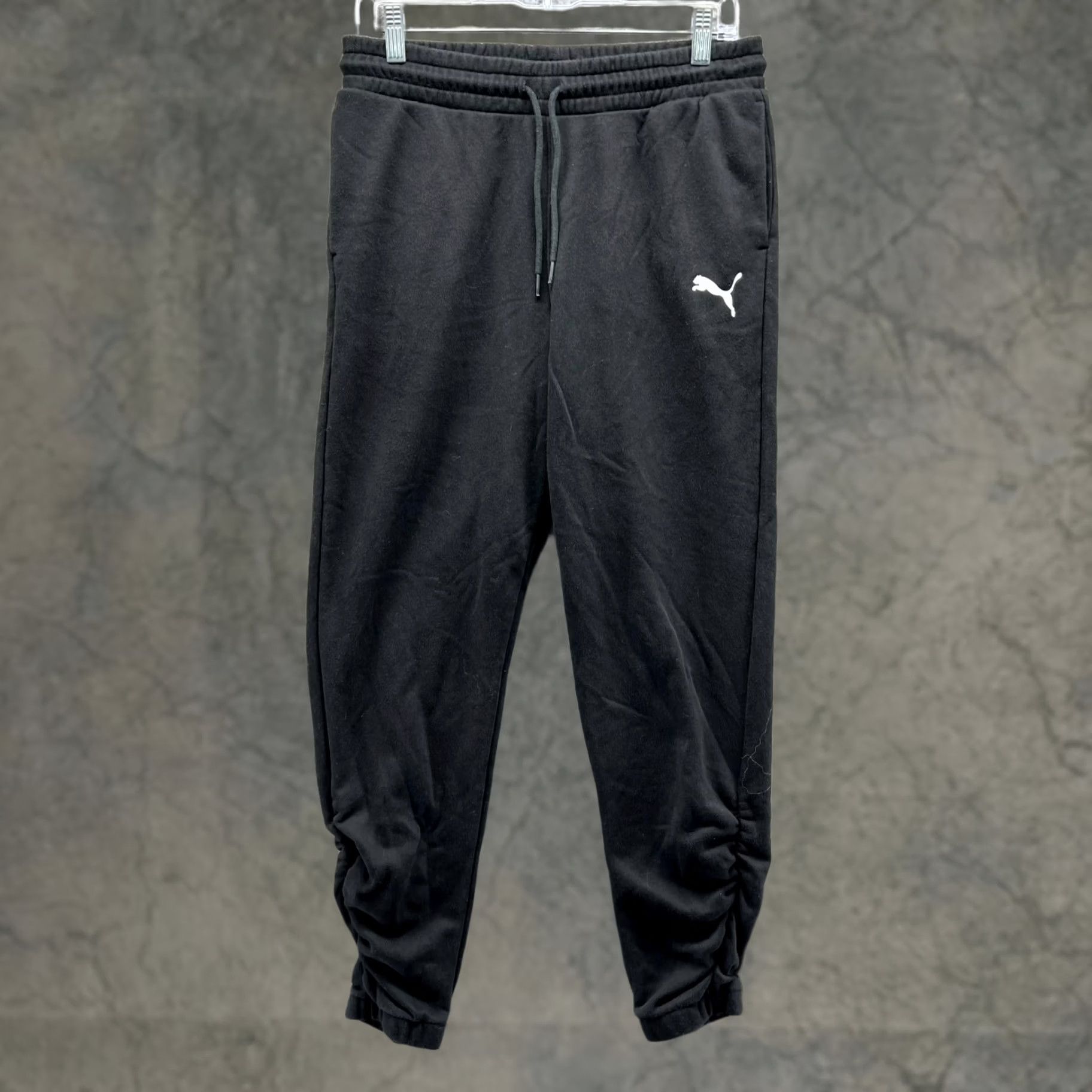Puma Puma Jogger Women Medium Black Athletic Fleece Sweatpants Tapered Gym Vintage Womens Size 32" / US 10 / IT 46 - 1 Thumbnail