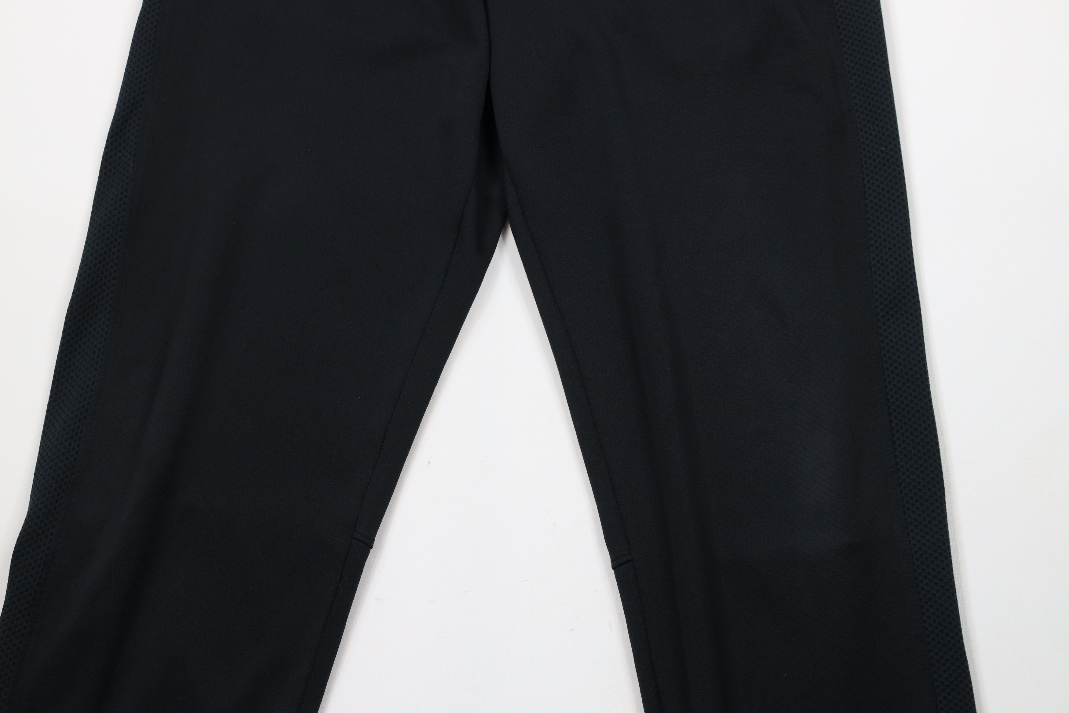 Nike × Vintage Vintage Nike Scott Mini Swoosh Knit Wide Leg Pants Black Size US 34 / EU 50 - 3 Thumbnail